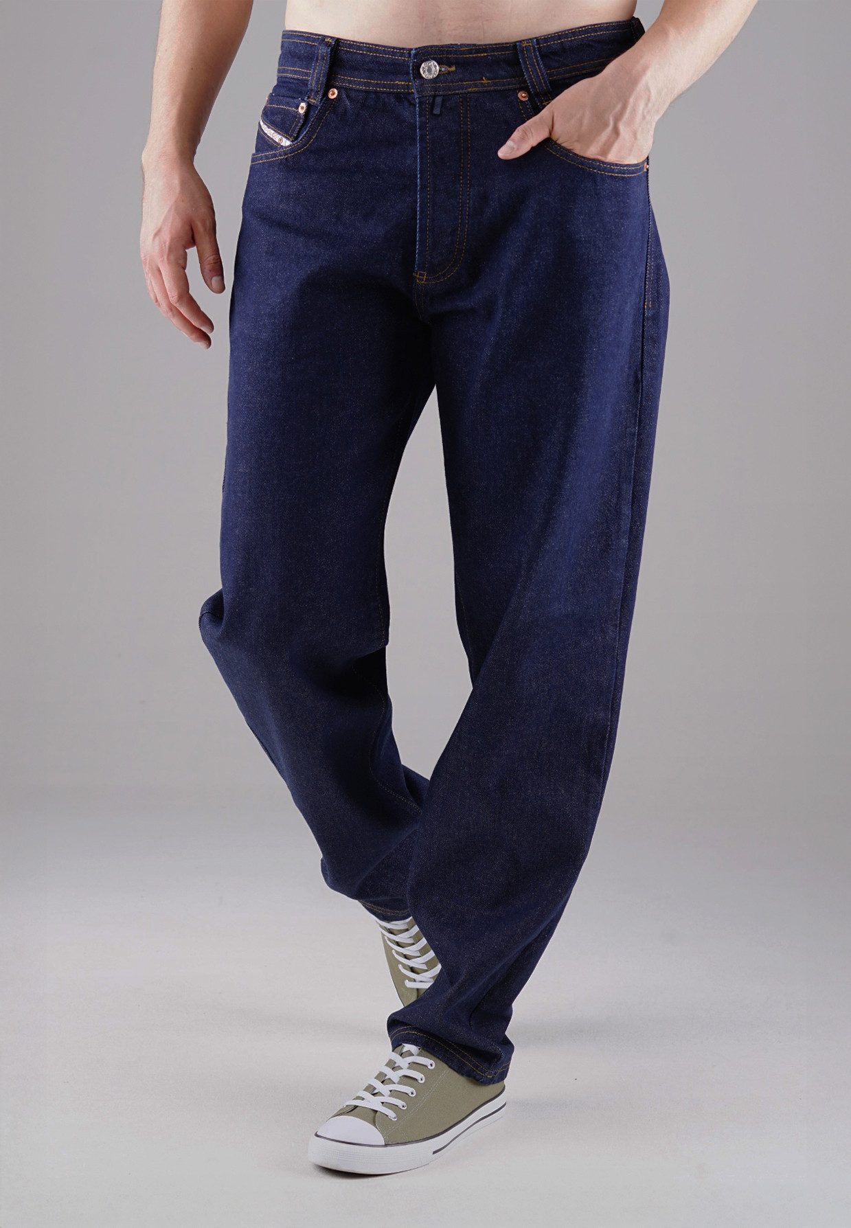 PICALDI Jeans 5-Pocket-Jeans Relax Fit Zicco 472 Dark Blue - Midnight Blue (1-tlg) Relax Carrot Cut