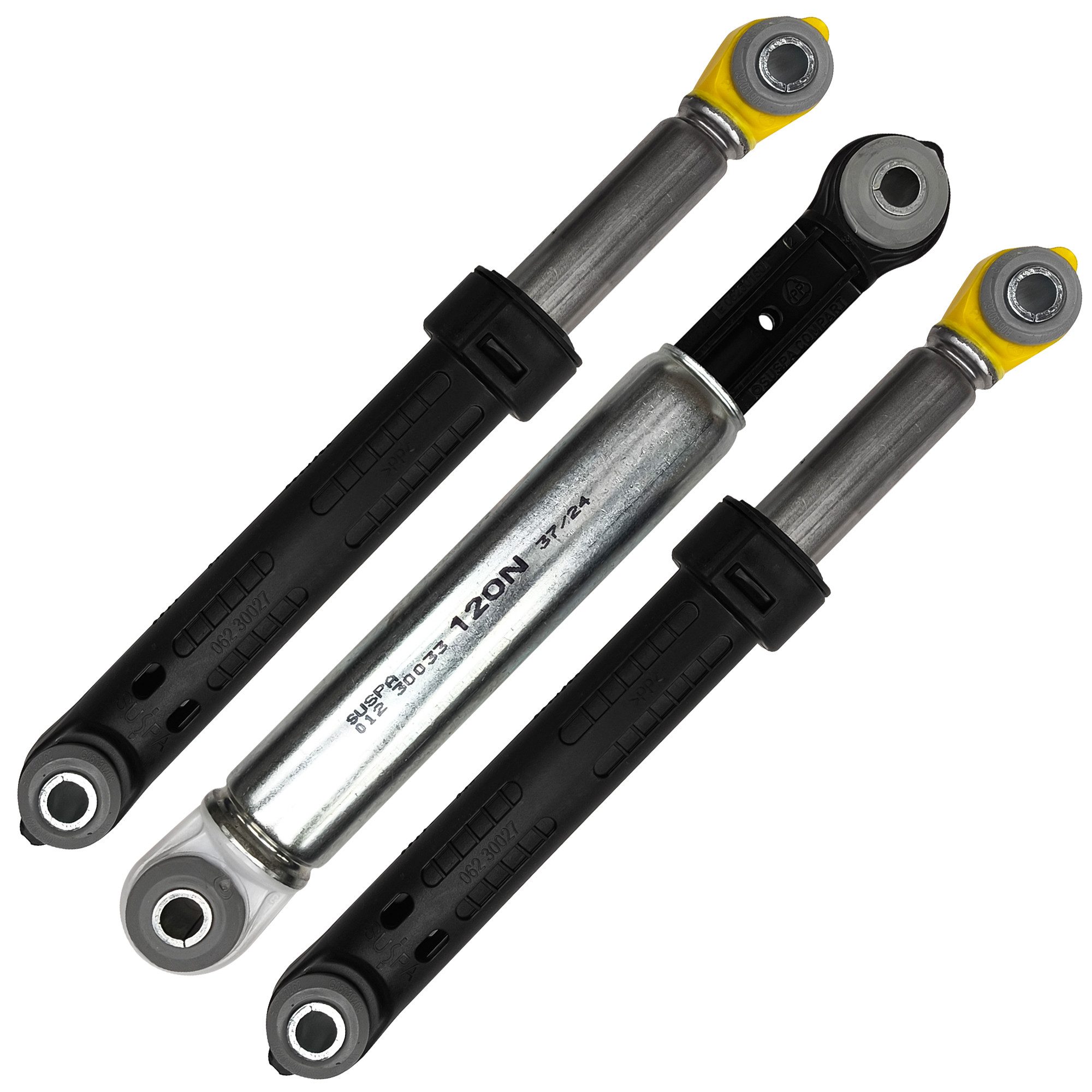 VIOKS Dämpfer Stoßdämpfer Set 3 Stk Ersatz für Miele 07381924, für Waschmaschine