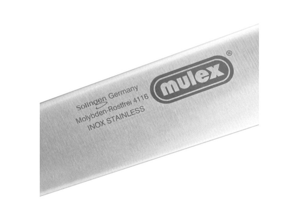 Mulex Allzweckmesser Blockmesser 15 cm, Klingen aus Molybdenstahl / Inox Stainless (rostfrei)