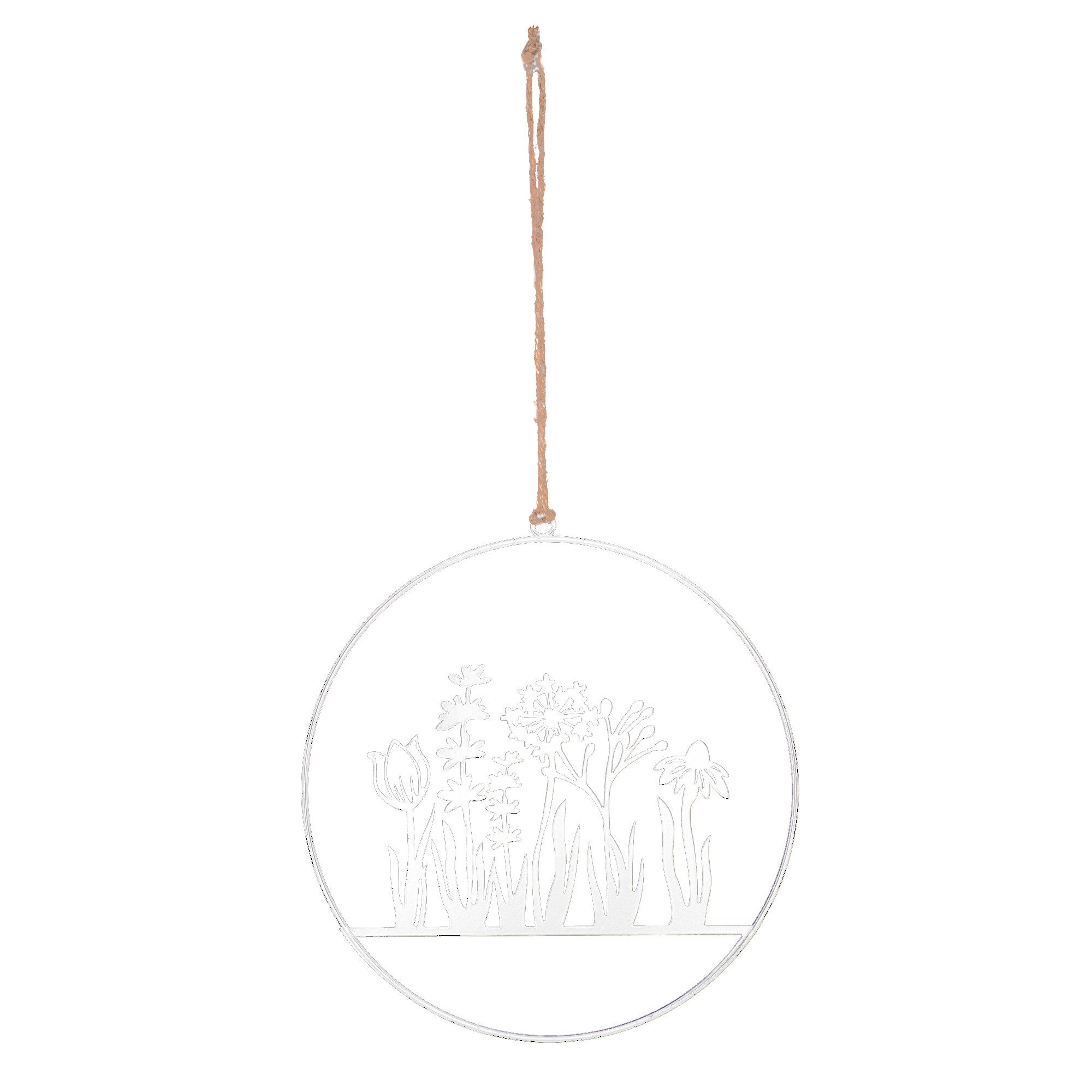 UNUS HOME Wanddekoobjekt Aufhänger Blumenornament (25cm), günstig online kaufen