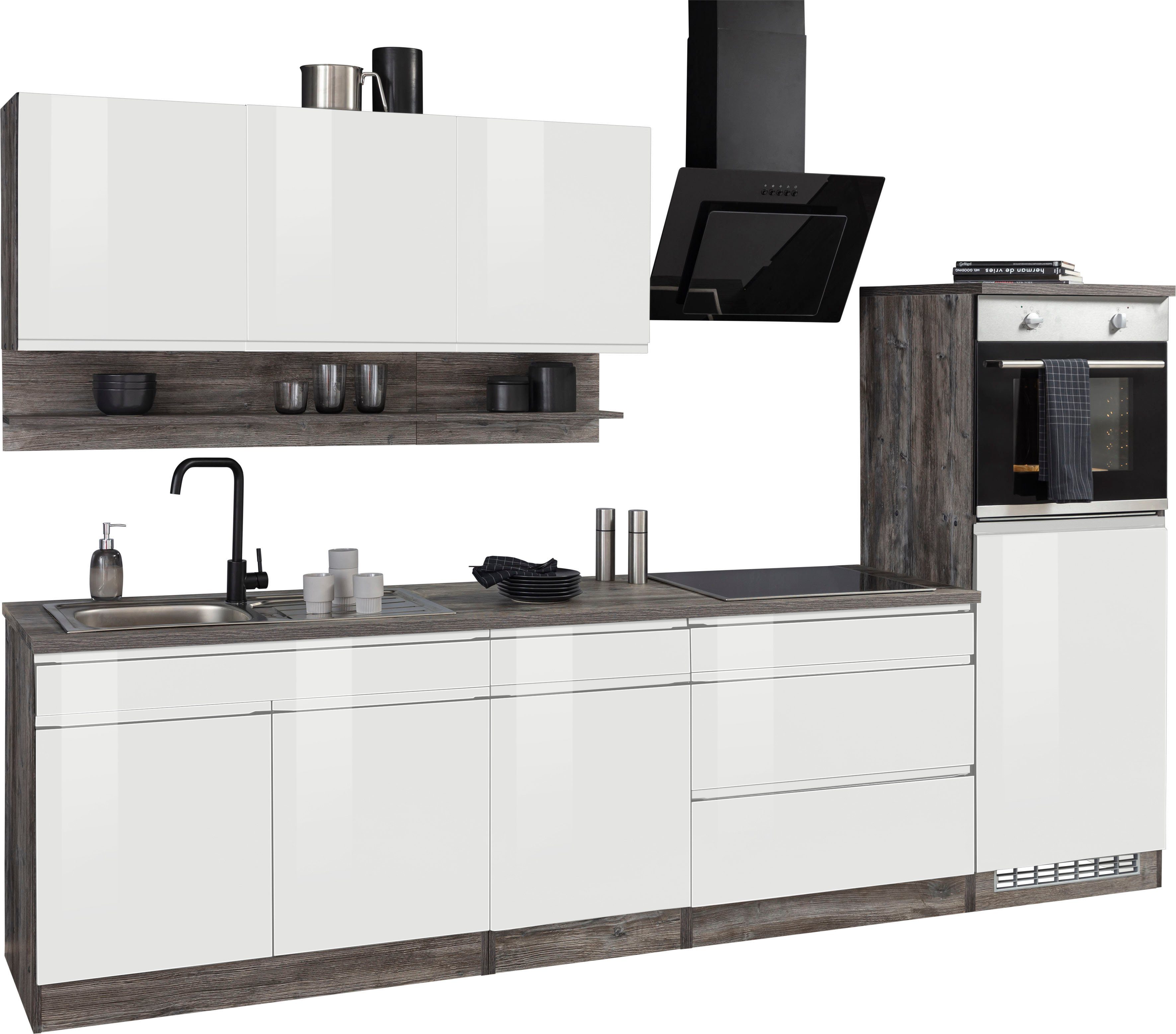 KOCHSTATION Küchenzeile KS-Virginia, Breite 290 cm, günstig online kaufen