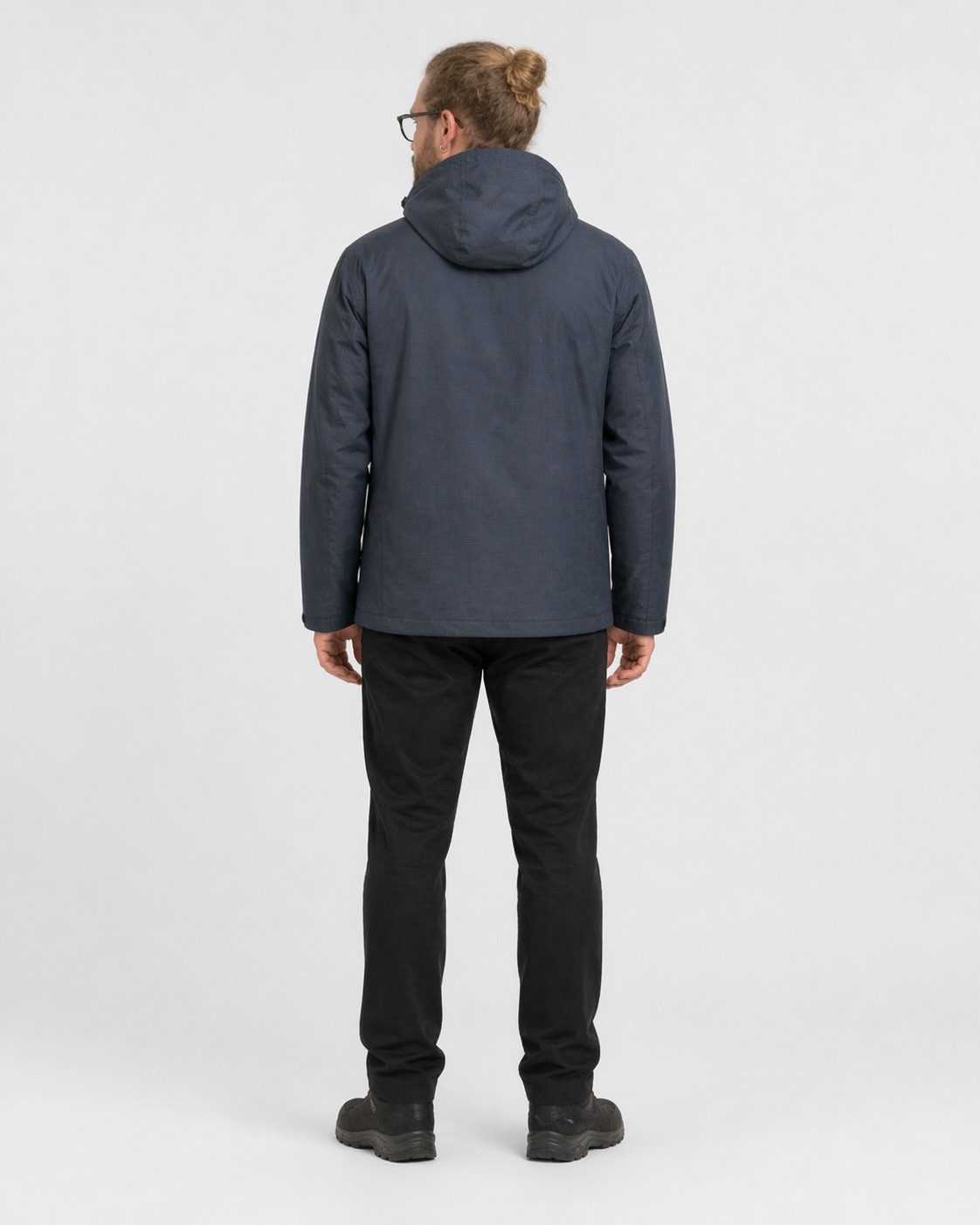 DEPROC Active Outdoorjacke LAVAL MEN CS Funktionsjacke, Wanderjacke, Regenjacke abnehmbare Kapuze