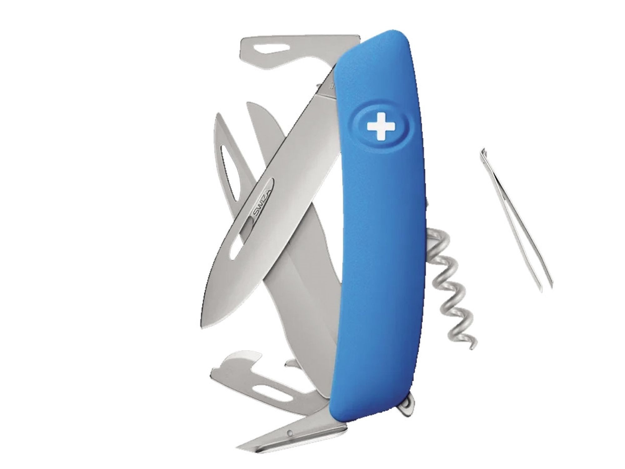 SWIZA Taschenmesser Swiza D07R AM Schere Blau KNR.0116.1030