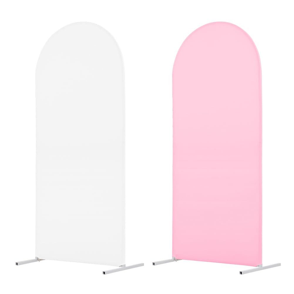 GarveeMore Hängedekoration Elastische Bogen-Hintergrundabdeckung mit zweiseitigem Design, Doppelseitiges 2‑in‑1 Farbdesign für flexible Themenanpassung