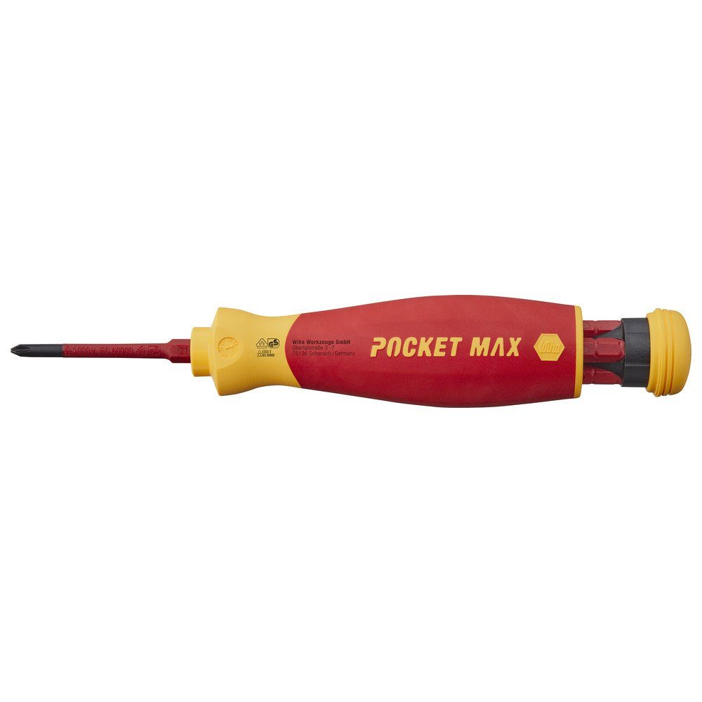 Wiha Bit-Set Schraubendreher PocketMax electric, mit Bitmagazin