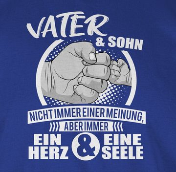 Shirtracer T-Shirt Vater & Sohn Immer ein Herz & eine Seele Partner-Look Familie Papa