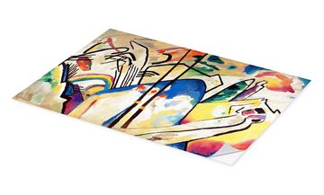 Posterlounge Wandfolie Wassily Kandinsky, Komposition IV., 1911, Malerei