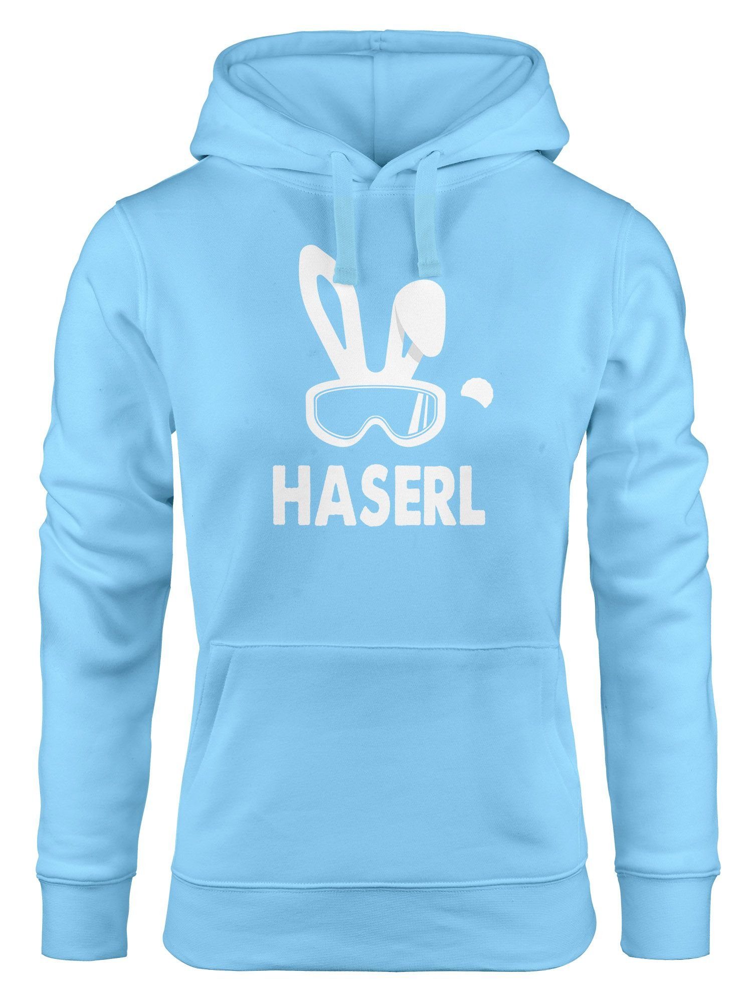MoonWorks Hoodie Kapuzen Pullover Damen Ski-Haserl günstig online kaufen