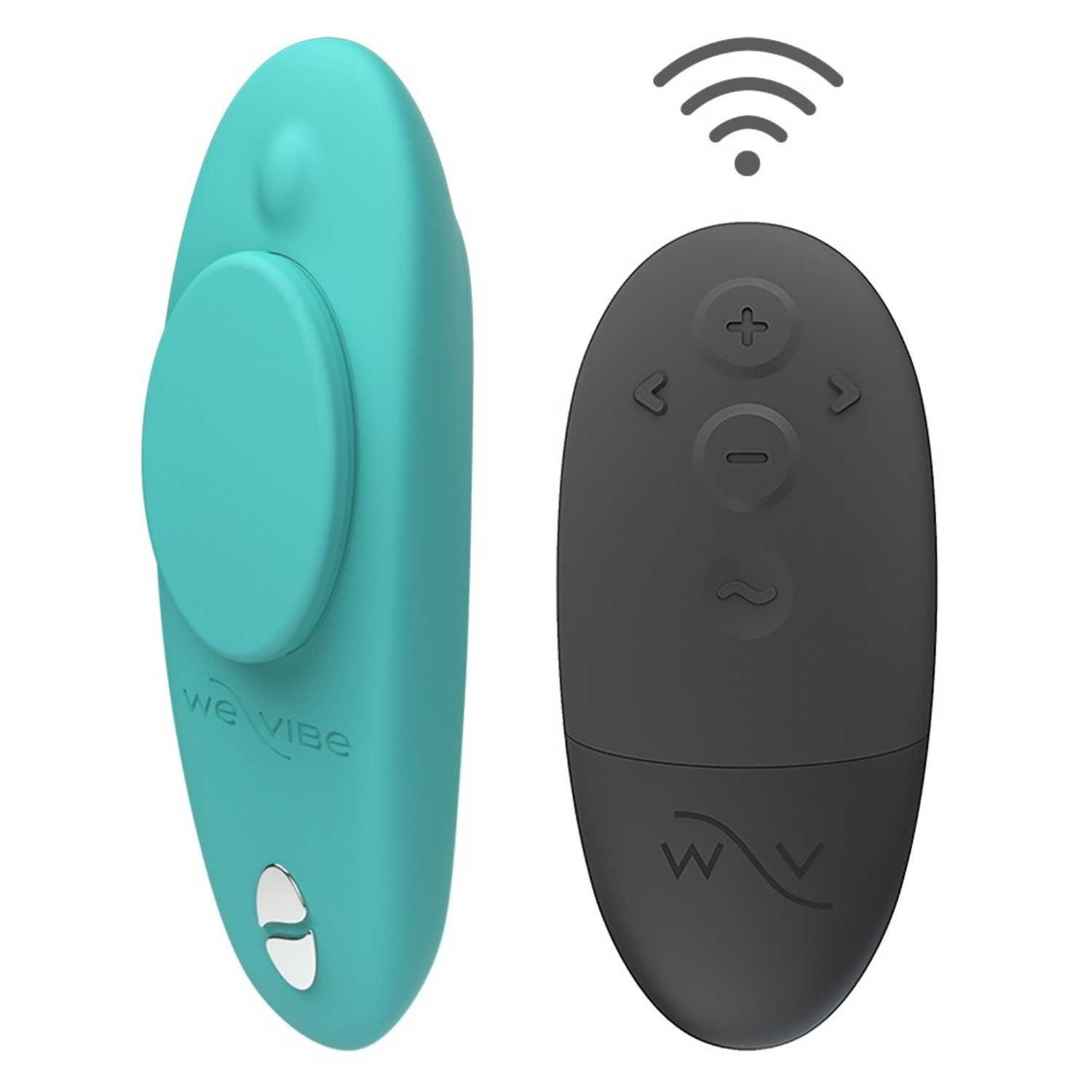 We Vibe Slip-Vibrator We Vibe Moxie +, wasserdicht,ferngesteuert,App gesteuert türkis