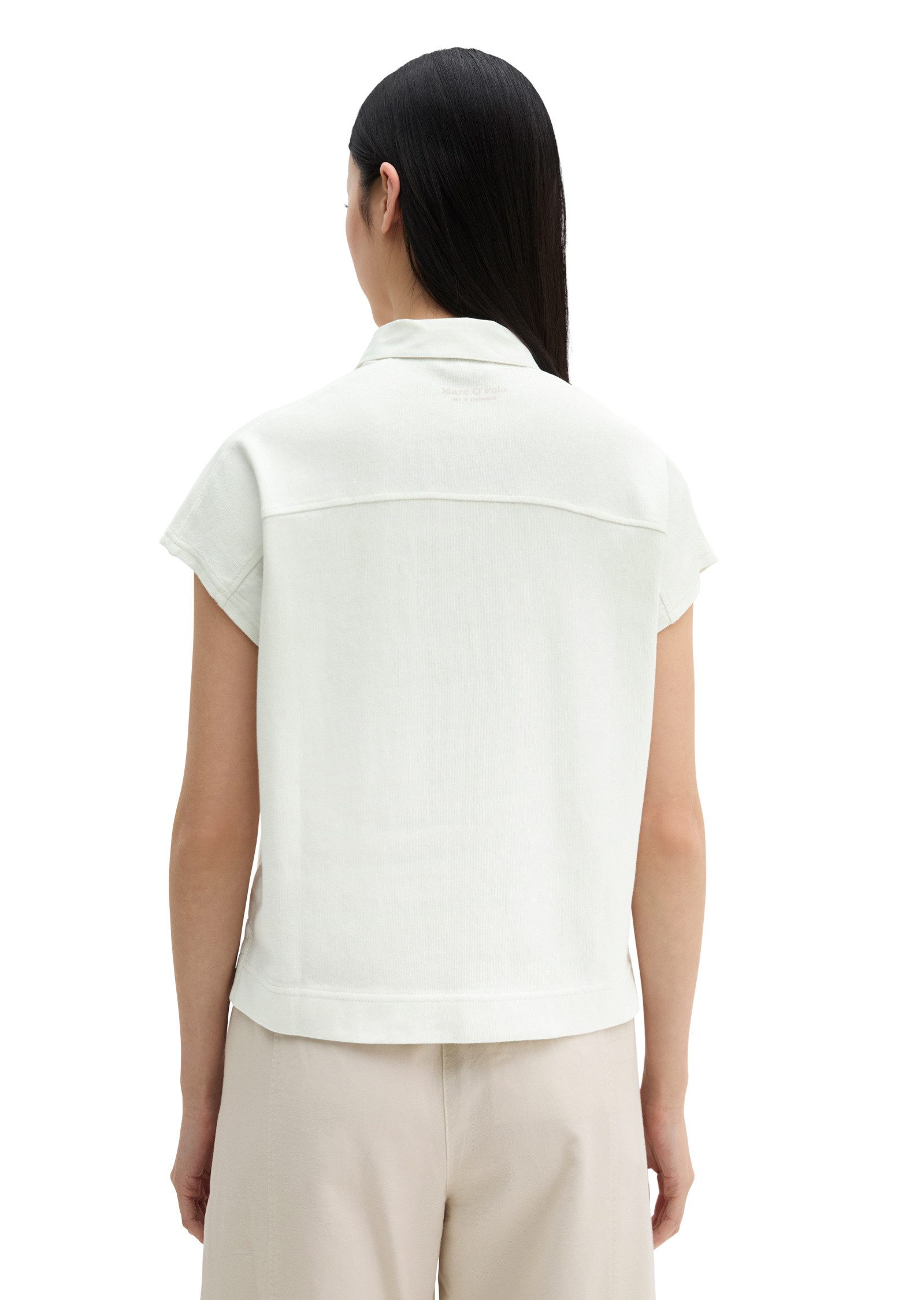 Marc O'Polo Poloshirt aus reiner Bio-Baumwolle