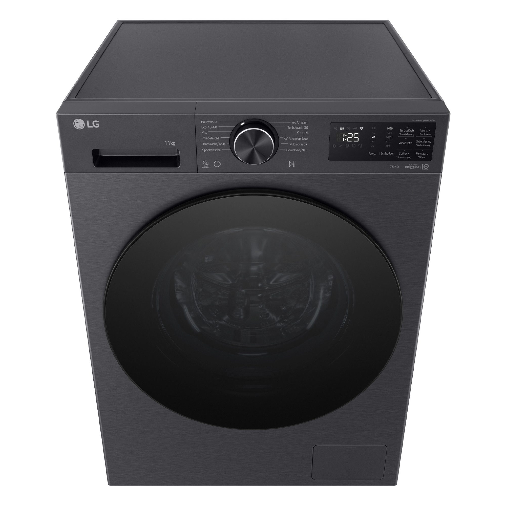 LG Waschmaschine F4WX701YB, 11 kg, 1351 U/min, Smarte Bedienung mit Wi-Fi + Bluetooth – Bild 4 von 5