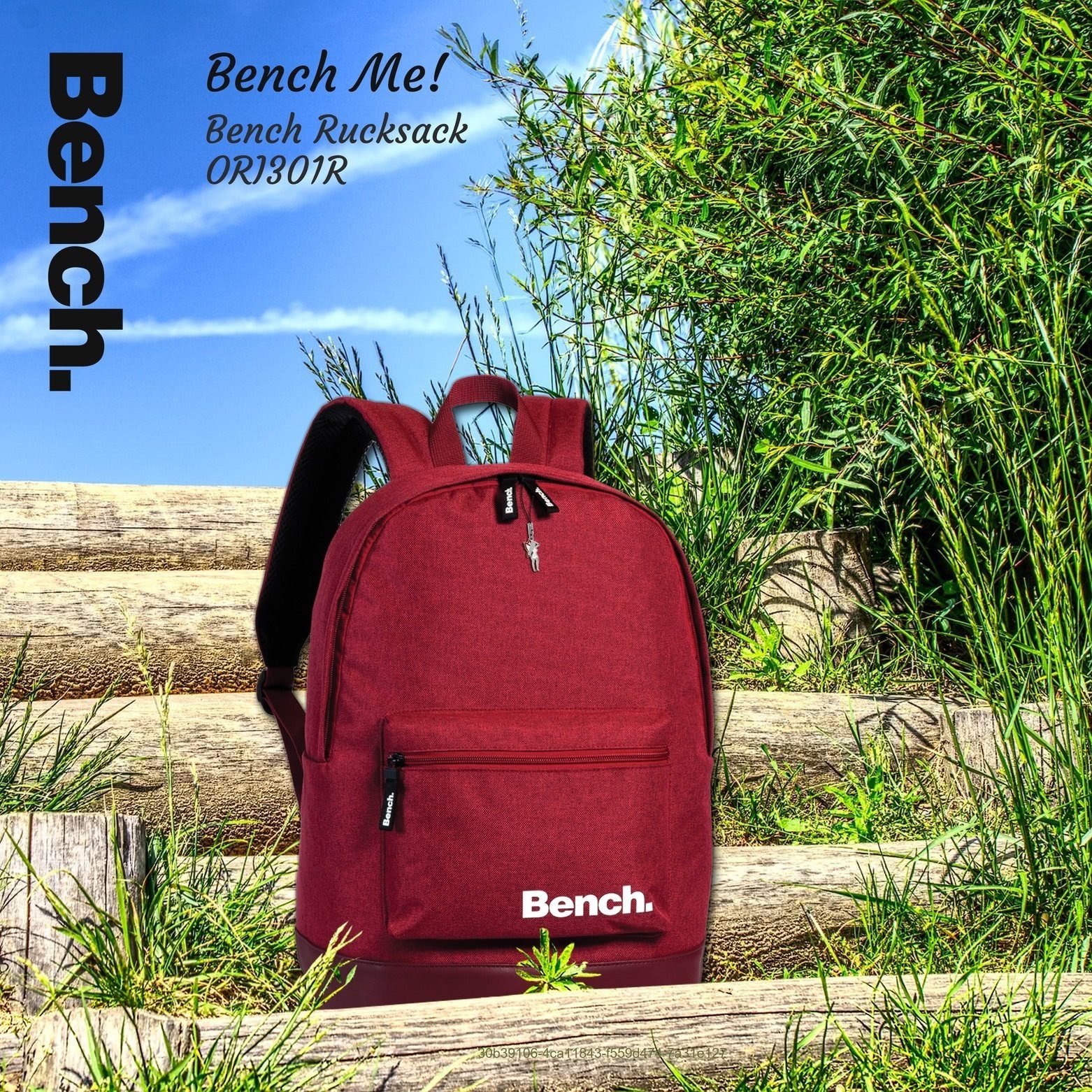 ca. Größe Schulrucksack Sporttasche Freizeitrucksack, Sporttasche hoch marine Polyester, rot Bench. 31x42x20 rot (Freizeitrucksack), 42cm Bench