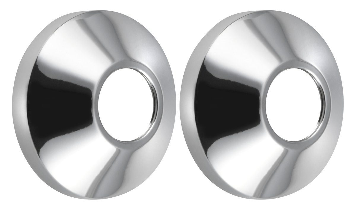 Sapho Rosette Armatur-Rosette, Chrom, konisch, 2 Stk., Sapho-RS271