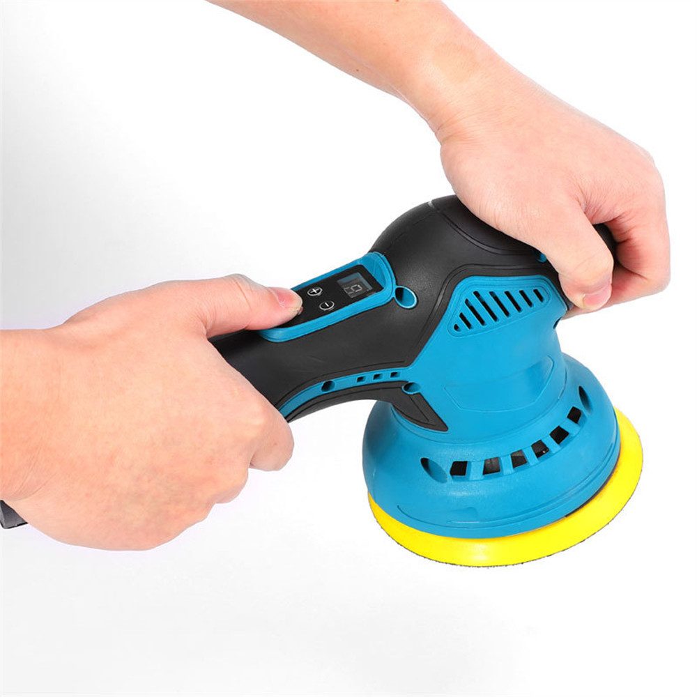 Insma Cordless Car Polisher, 8-Speed, with LED Display and 1x Battery