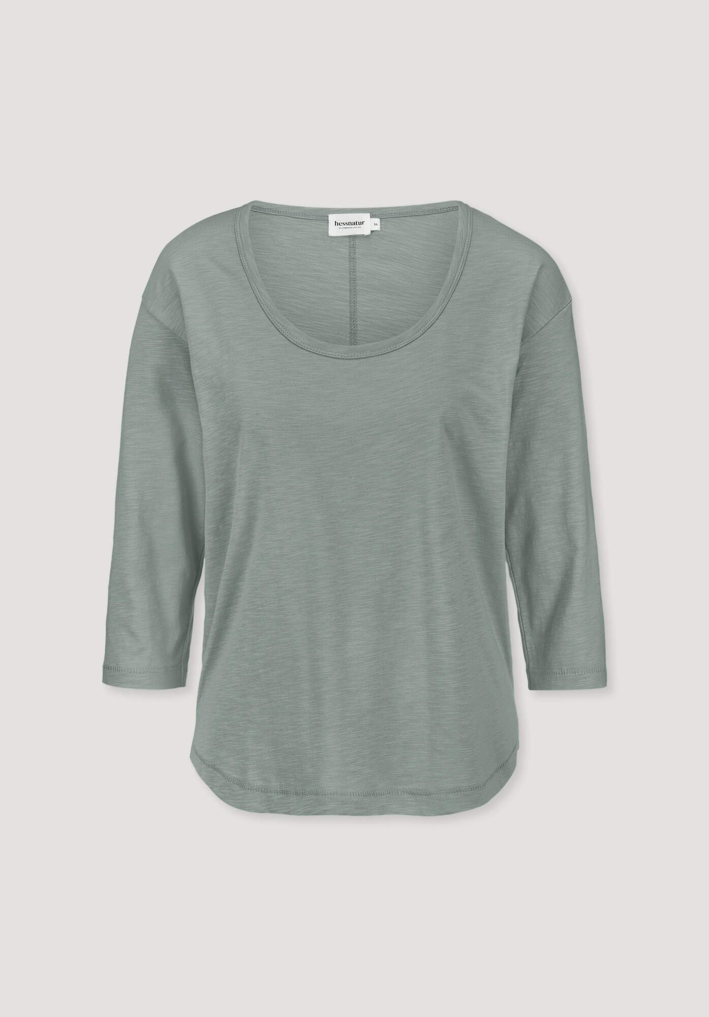 Hessnatur T-Shirt aus reiner Bio-Baumwolle (1-tlg)