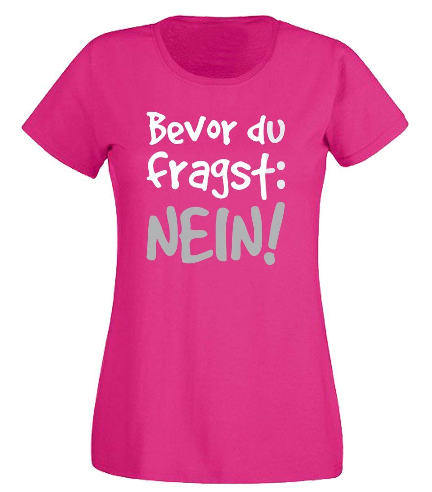 G-graphics T-Shirt Damen T-Shirt - Bevor günstig online kaufen