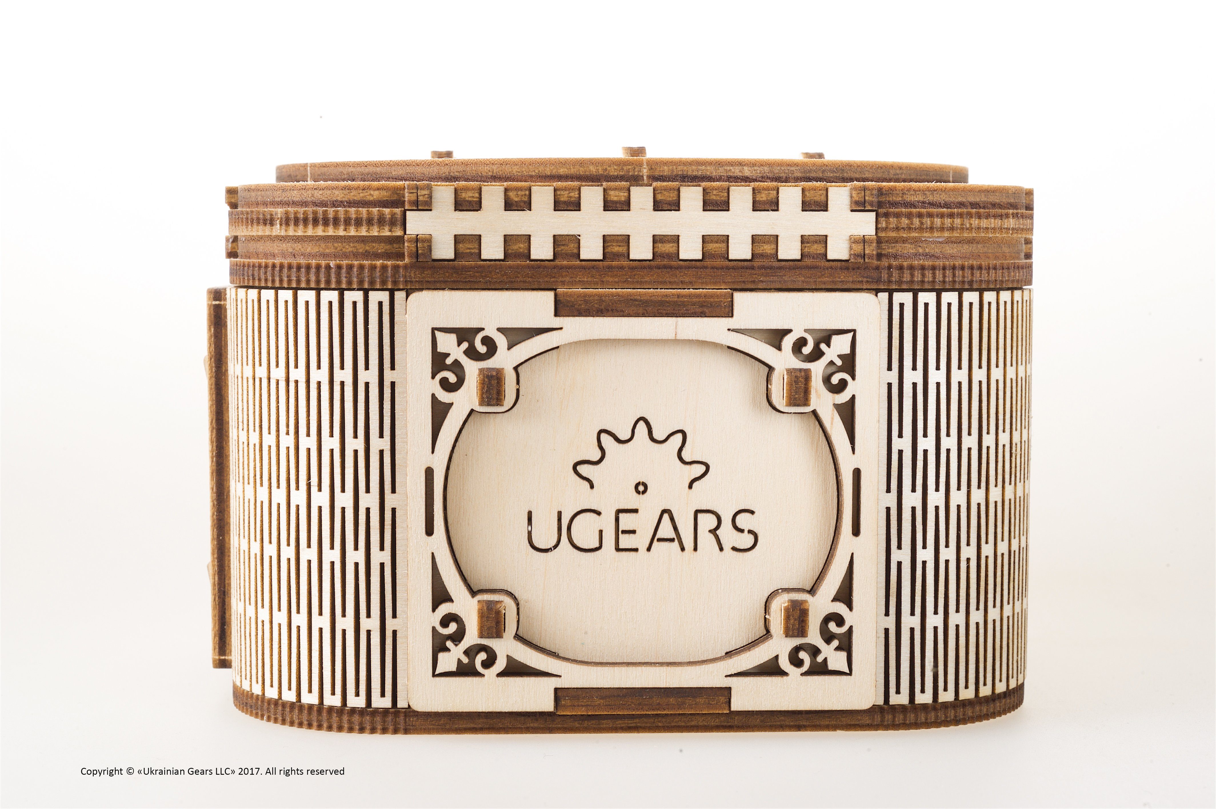UGEARS 3D-Puzzle 190 UGEARS 3D-Puzzle SCHATZTRUHE, Holz Modellbausatz Puzzleteile
