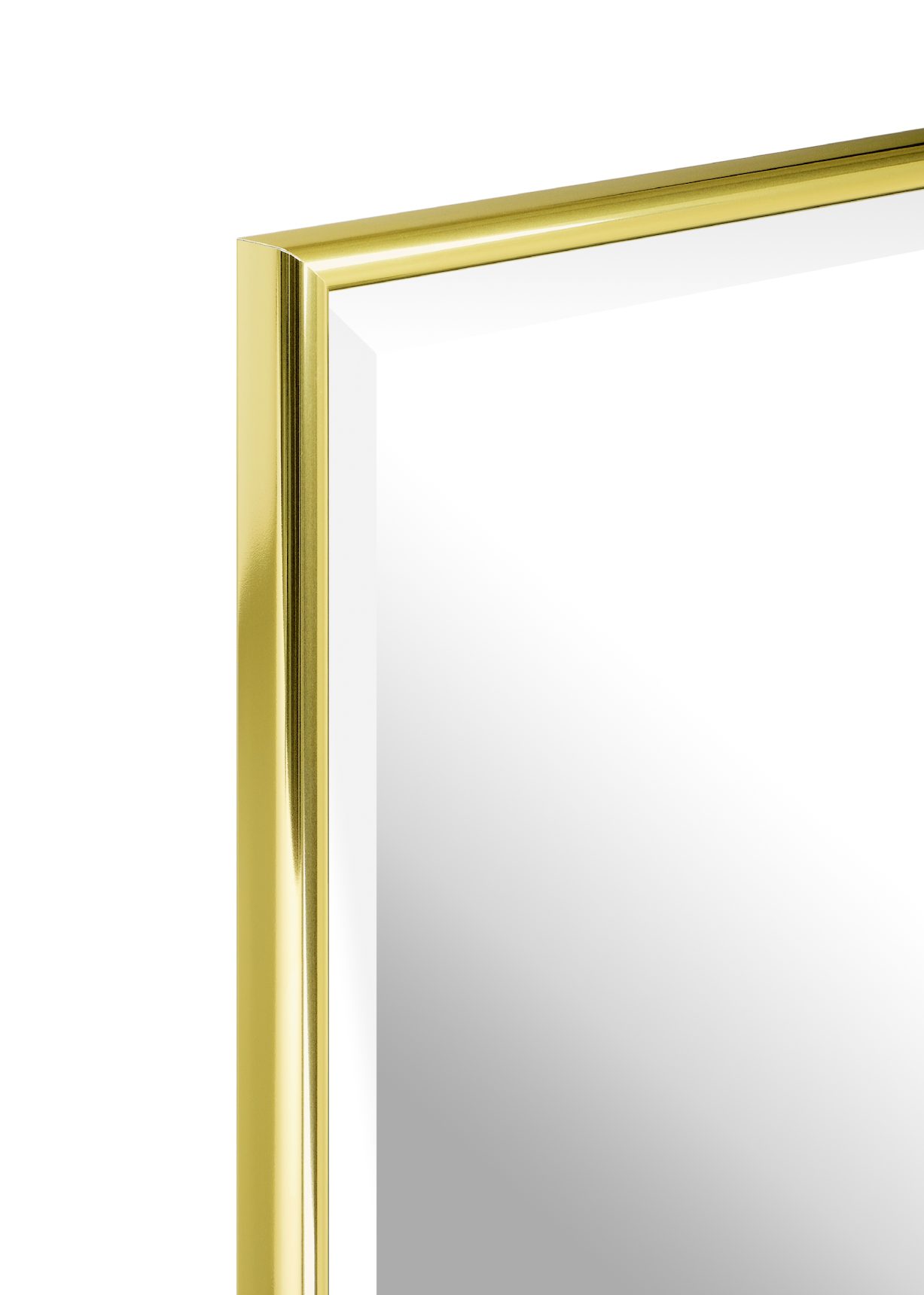 MySpiegel.de Wandspiegel Casablanca Gold Alu-Rahmen-Spiegel