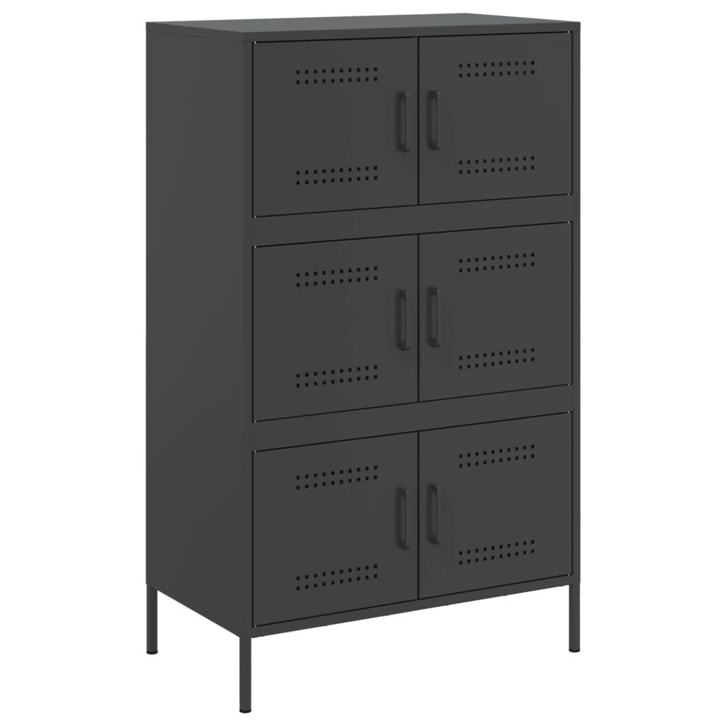vidaXL Highboard Highboard Schwarz 68x39x113 cm günstig online kaufen