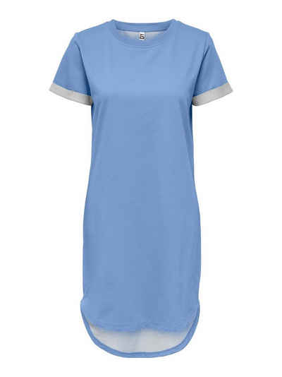 JACQUELINE de YONG Shirtkleid »3606« (lang, 1-tlg., bequem) JDY Damen Sommer Kurzarm Kleid JDYIVY Midi Fit Dress Shirtkleid