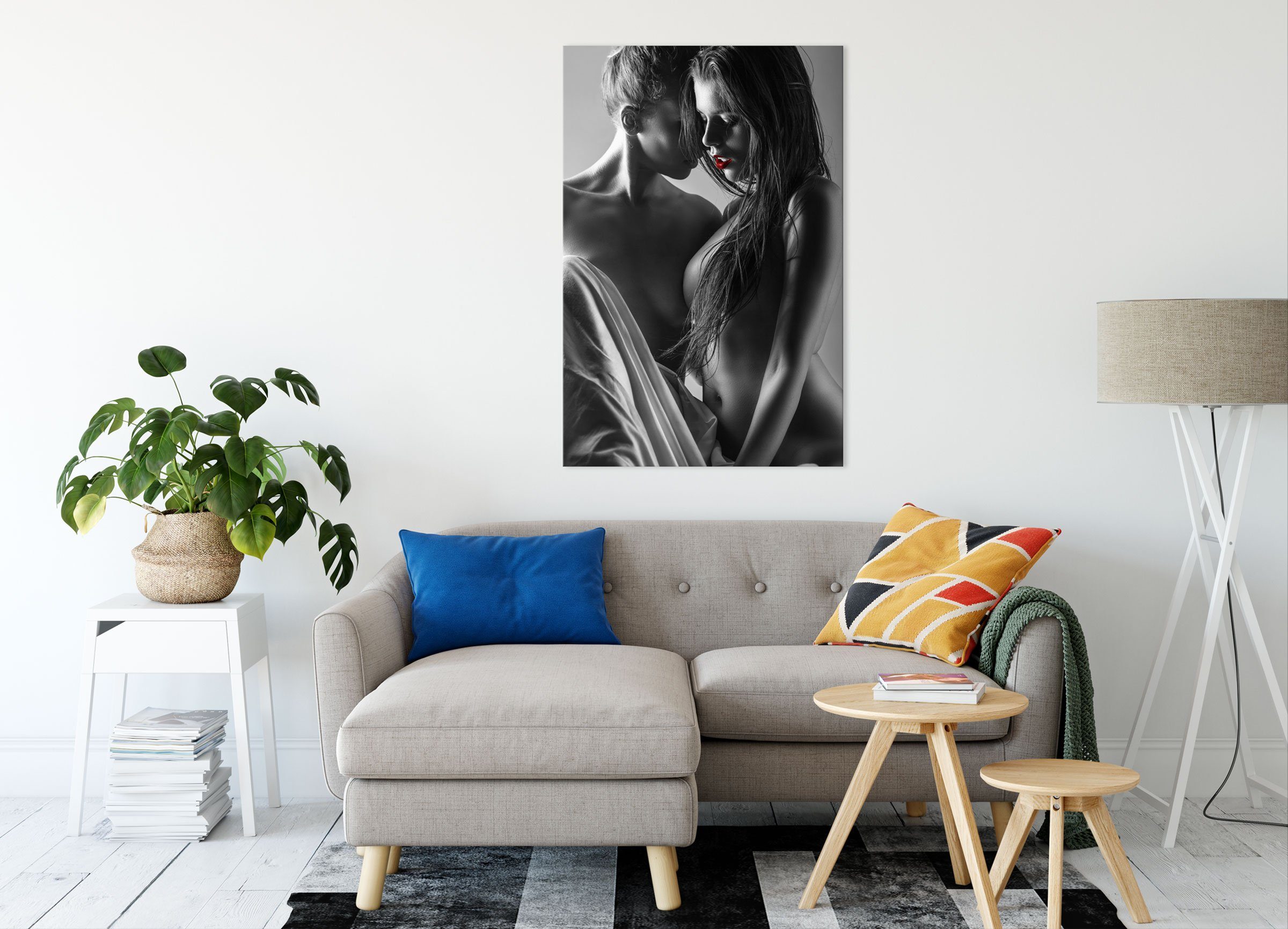 Pixxprint Leinwandbild Sexy Girls Love, Sexy günstig online kaufen