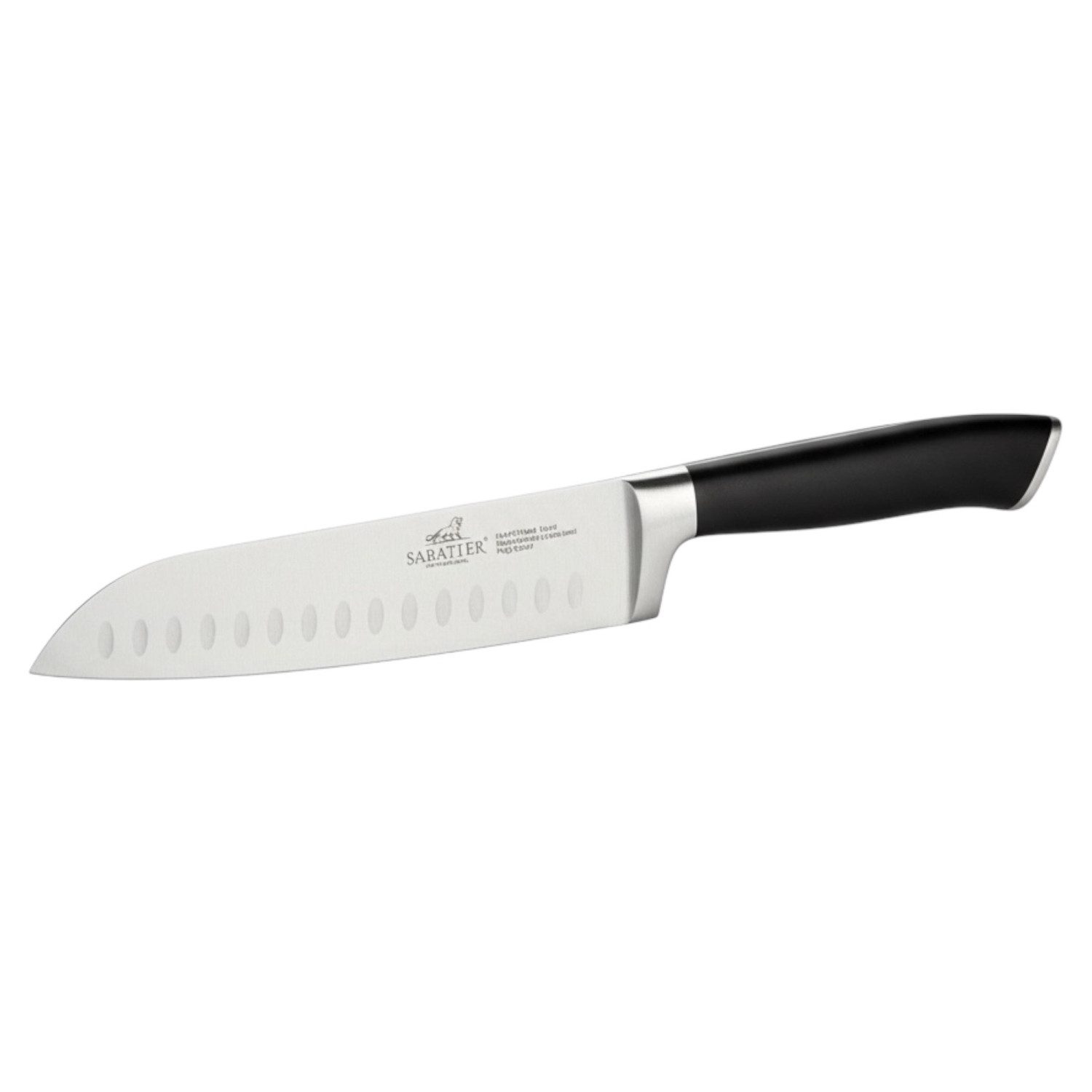 SABATIER International Santokumesser Santokumesser Kochmesser Küchenmesser Scharf - Klingenlänge: 17,7 cm, hohe Leistung, unverwechselbares Design, widerstandsfähig/langlebig