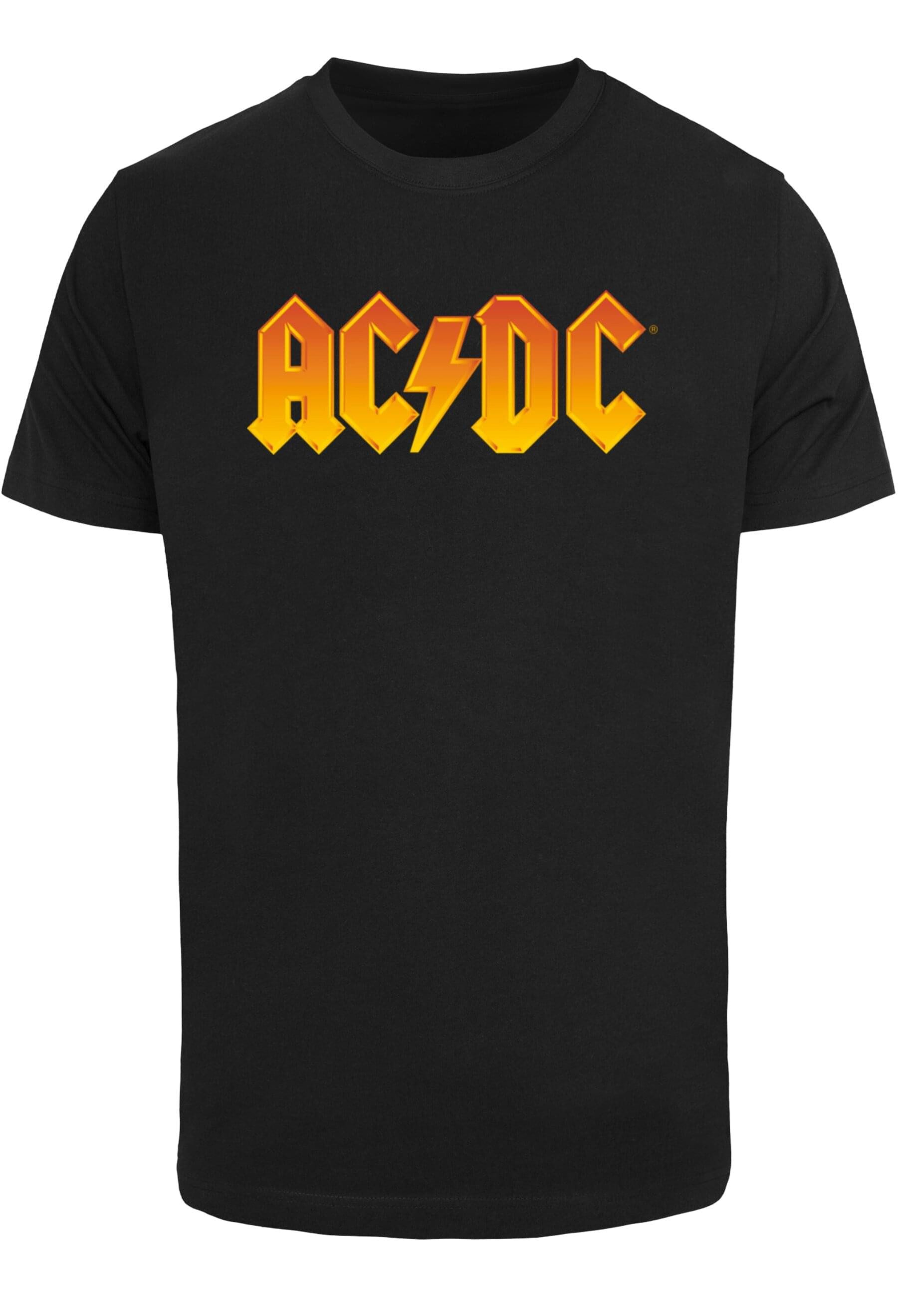 Merchcode T-Shirt Merchcode Herren ACDC - Fire Logo T-Shirt (1-tlg)