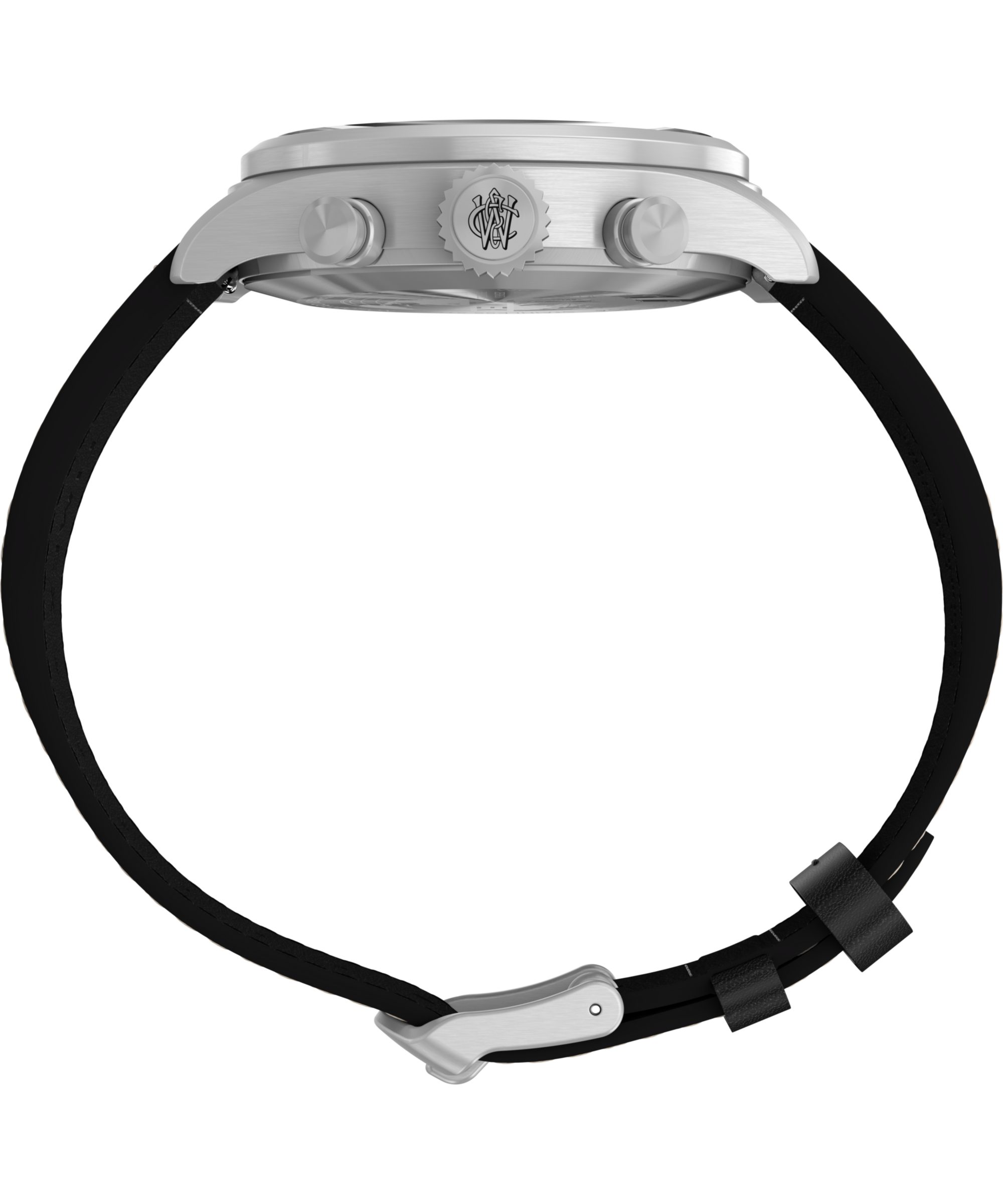 Timex Chronograph WATERBURY ACE TW2Y19000AJ, Quarzuhr, Armbanduhr, Herrenuhr, Lederarmband, Stoppfunktion, Datum