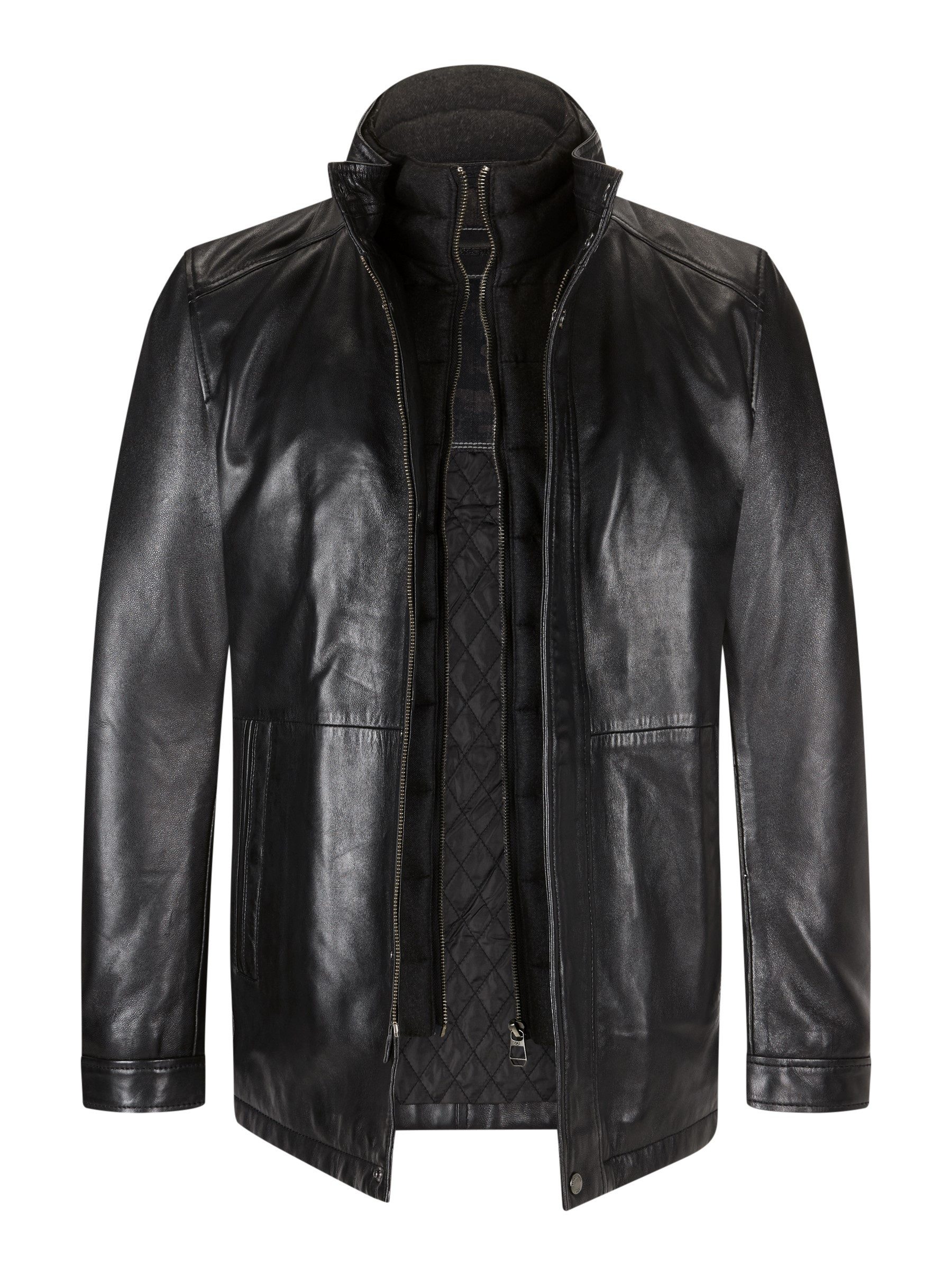 Milestone Lederjacke MSBaki aus Lammleder mit herausnehmbarem Windschutz günstig online kaufen