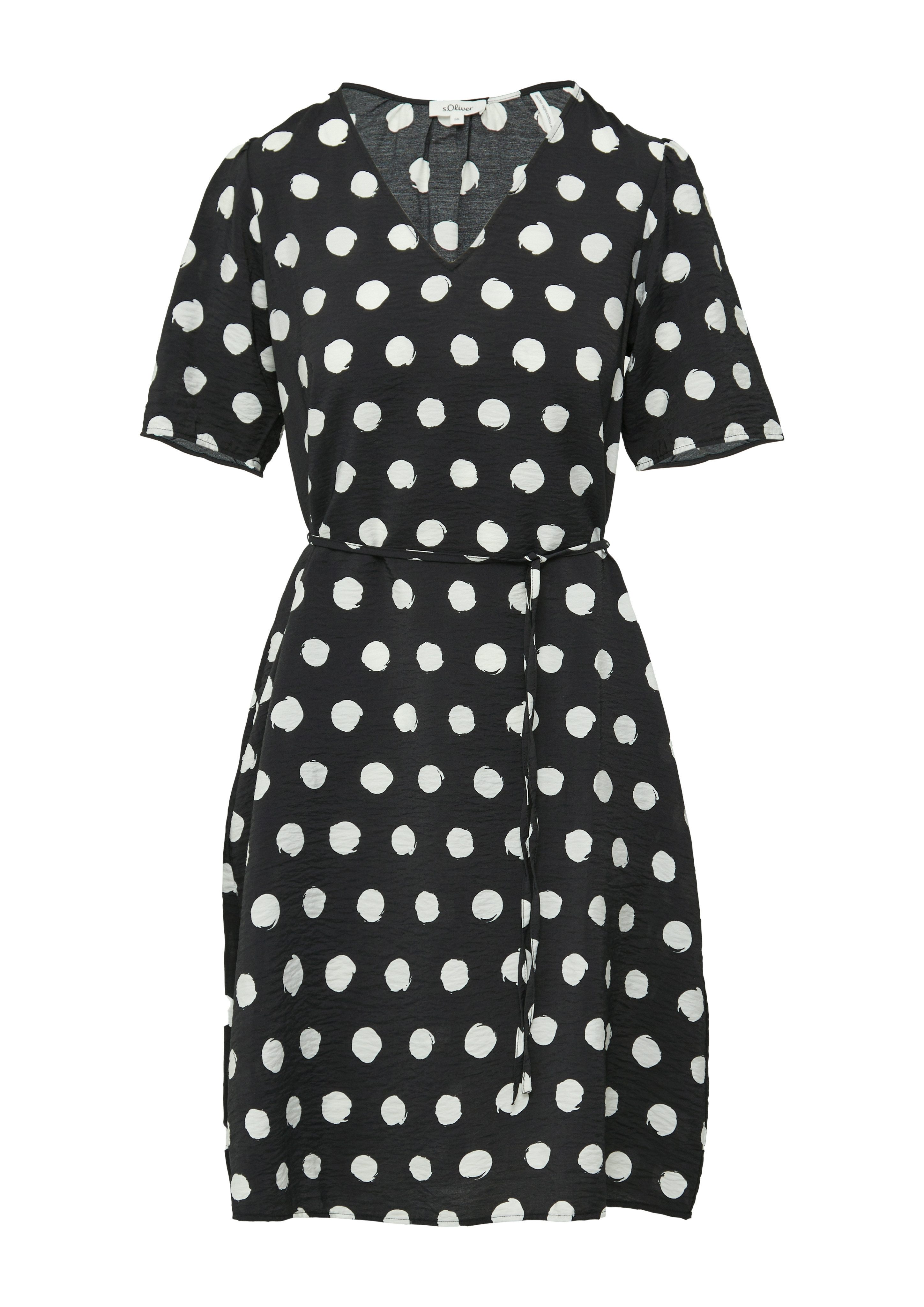 s.Oliver Minikleid Sommerkleid mit All-Over Print