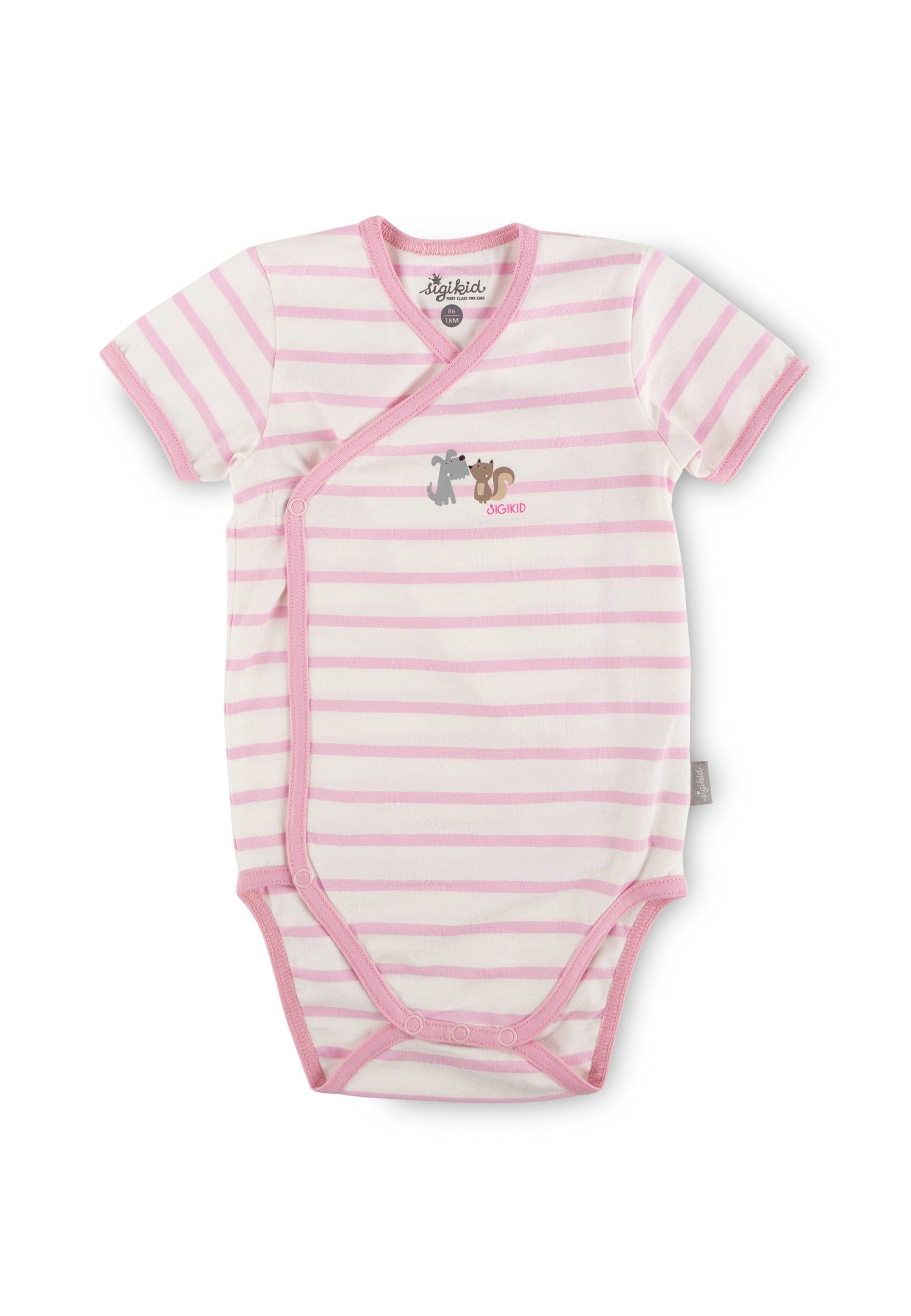 Sigikid Kurzarmwickelbody Baby Unterwäsche Wickel-Body, kurzarm für Babys (1-tlg)