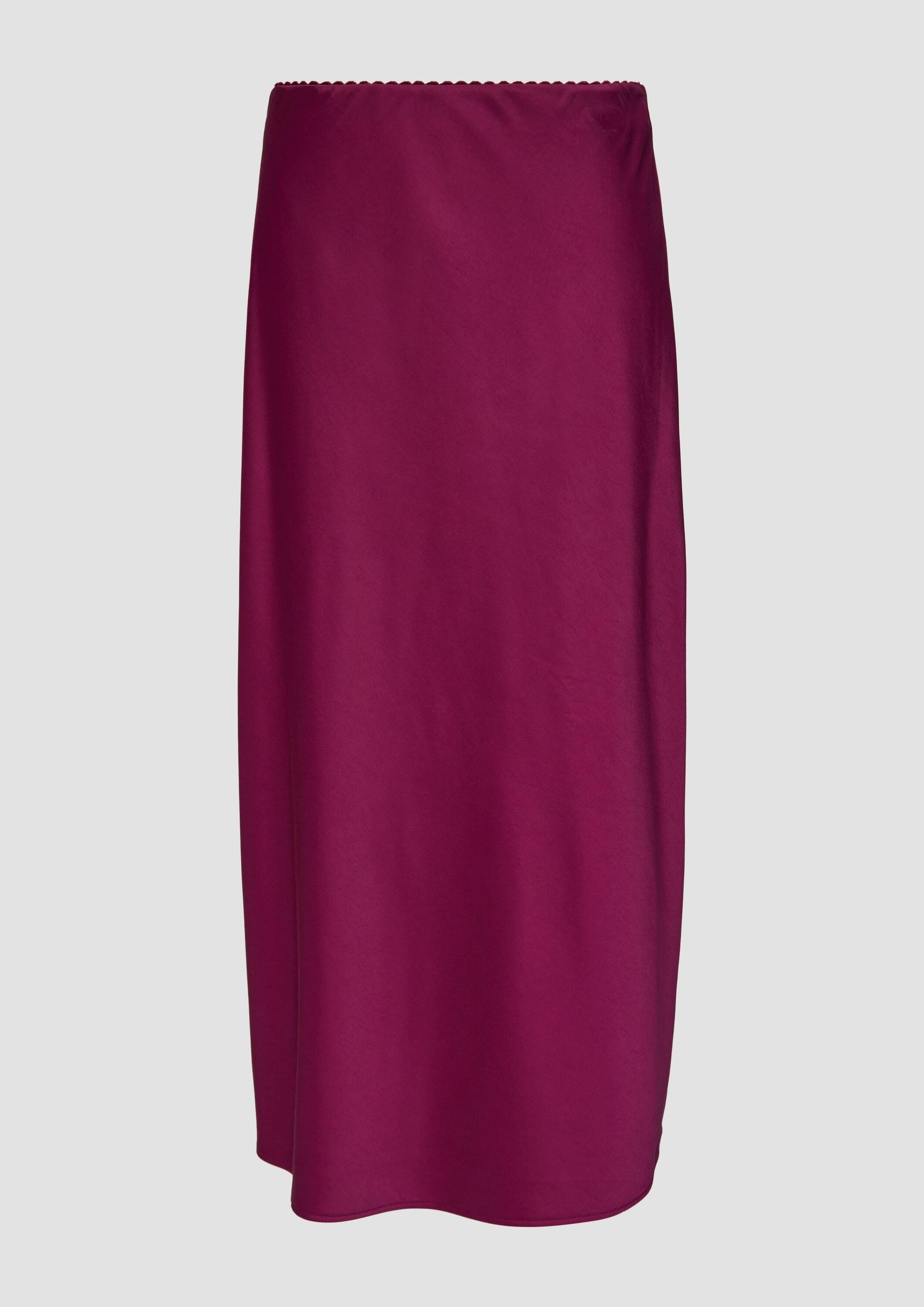 s.Oliver Midirock Rock Midi-Rock aus Satin