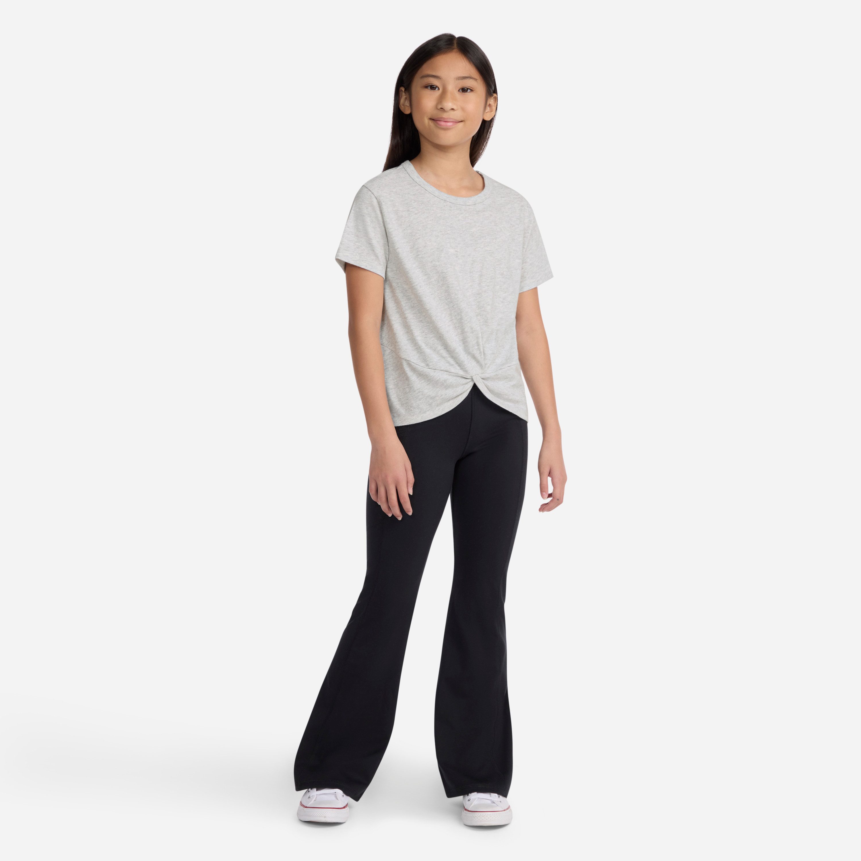 Abercrombie Kids T-Shirt (3-tlg., Packung) mit Twist-Detail am vorderen Saum – Bild 5 von 5