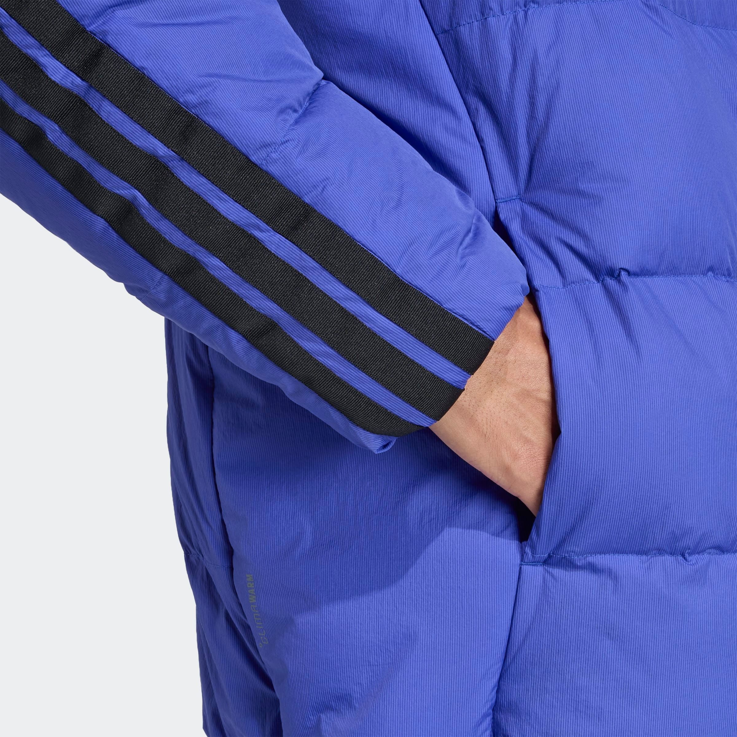 adidas Sportswear Winterjacke ESSENTIALS CLIMAWARM 3-STREIFEN PUFFER MIT KAPUZE