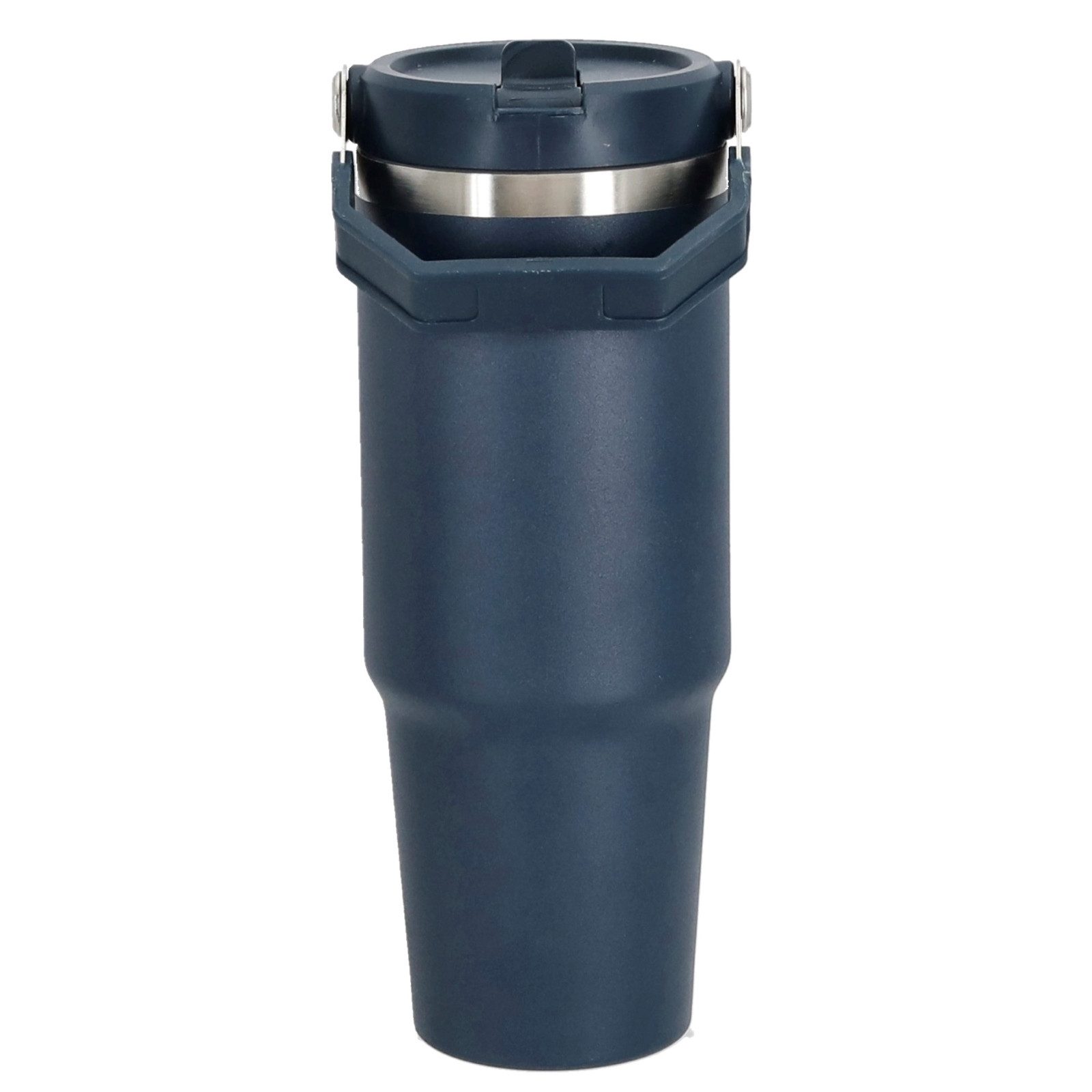 HAC24 Thermoflasche Thermobecher Isolierbecher Thermo Trinkbecher Thermosflasche, aus Edelstahl 0,9l, mit ausklappbaren Strohhalm