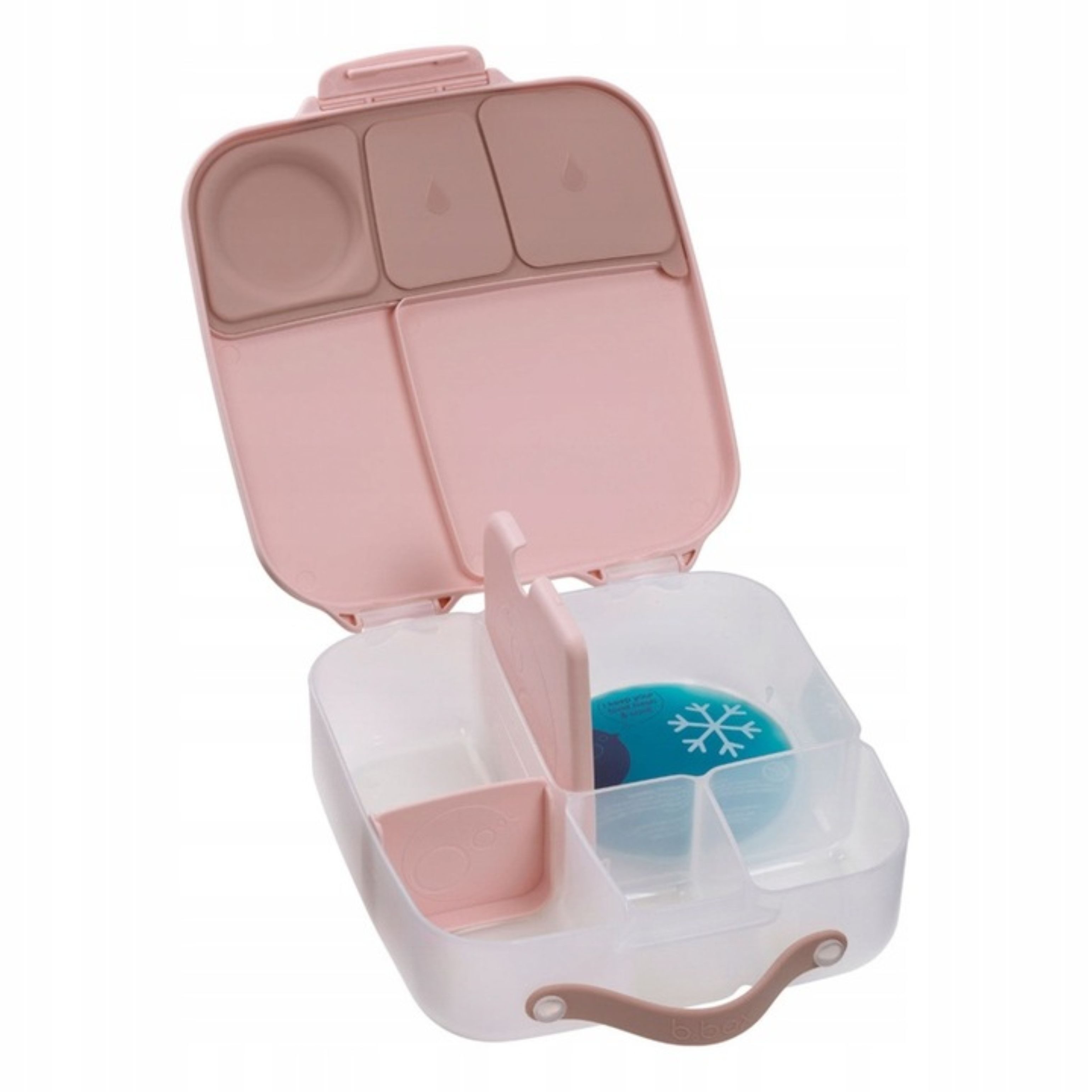 B.BOX Lunchbox B.box Lunchbox Blush Crush Brotdose mit Kühlakku & Fächern 2L BPA-frei, (1-tlg)