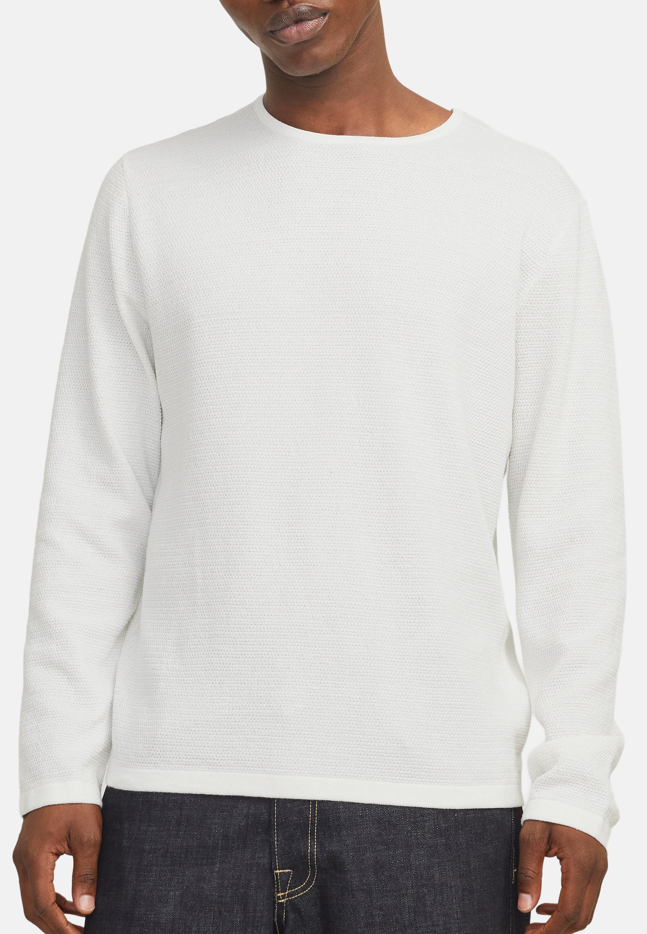 Jack & Jones Rundhalspullover George (1-tlg) Pullover - Baumwolle - Atmungs günstig online kaufen