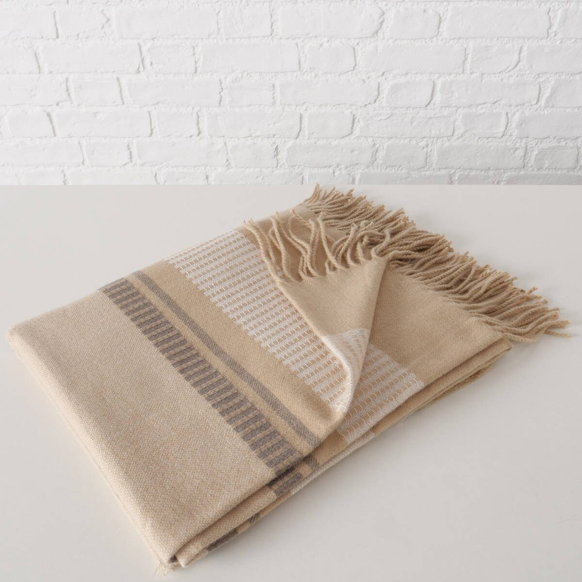 Wohndecke HAZEL, BOLTZE GRUPPE GmbH, mit Fransen