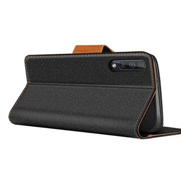 CoolGadget Handyhülle Denim Schutzhülle Flip Case für Samsung Galaxy A70 / A70s 6,7 Zoll, Book Cover Handy Tasche Hülle für Samsung A70, A70s Klapphülle