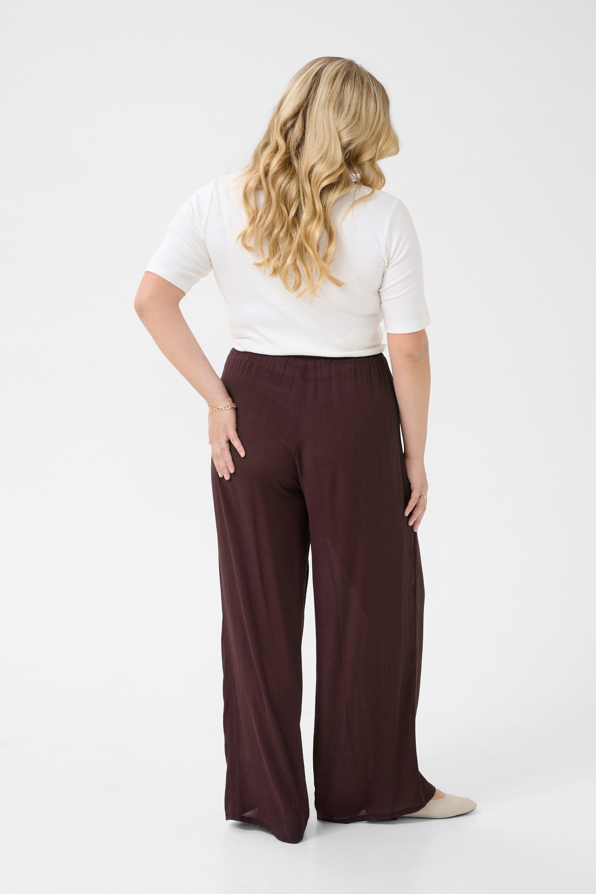 KAFFE Curve Stoffhose Casual Hose KCalia günstig online kaufen