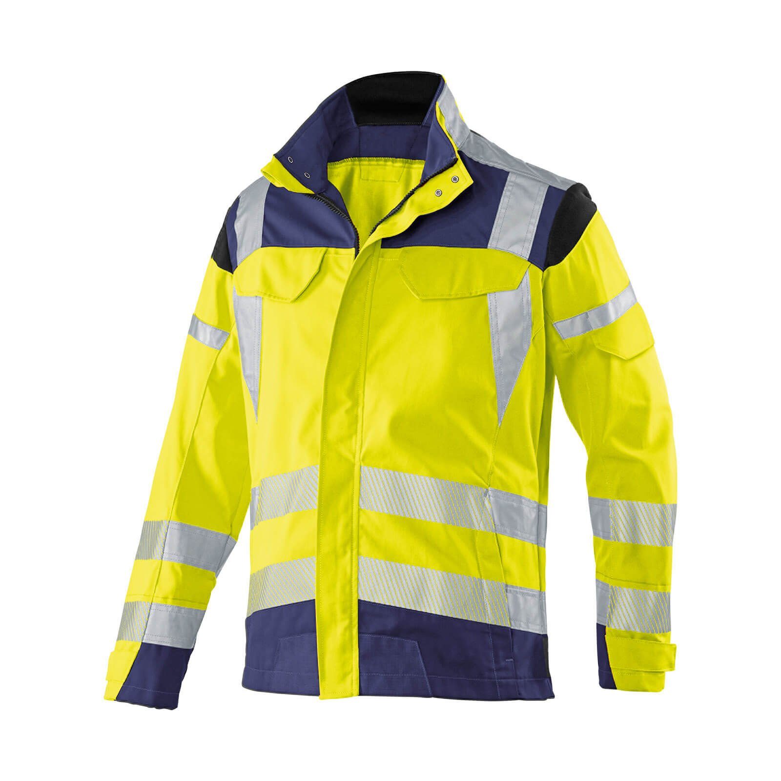 2 Kübler Arbeitsjacke Jacke Kübler PSA Reflectiq warngelb/dunkelblau