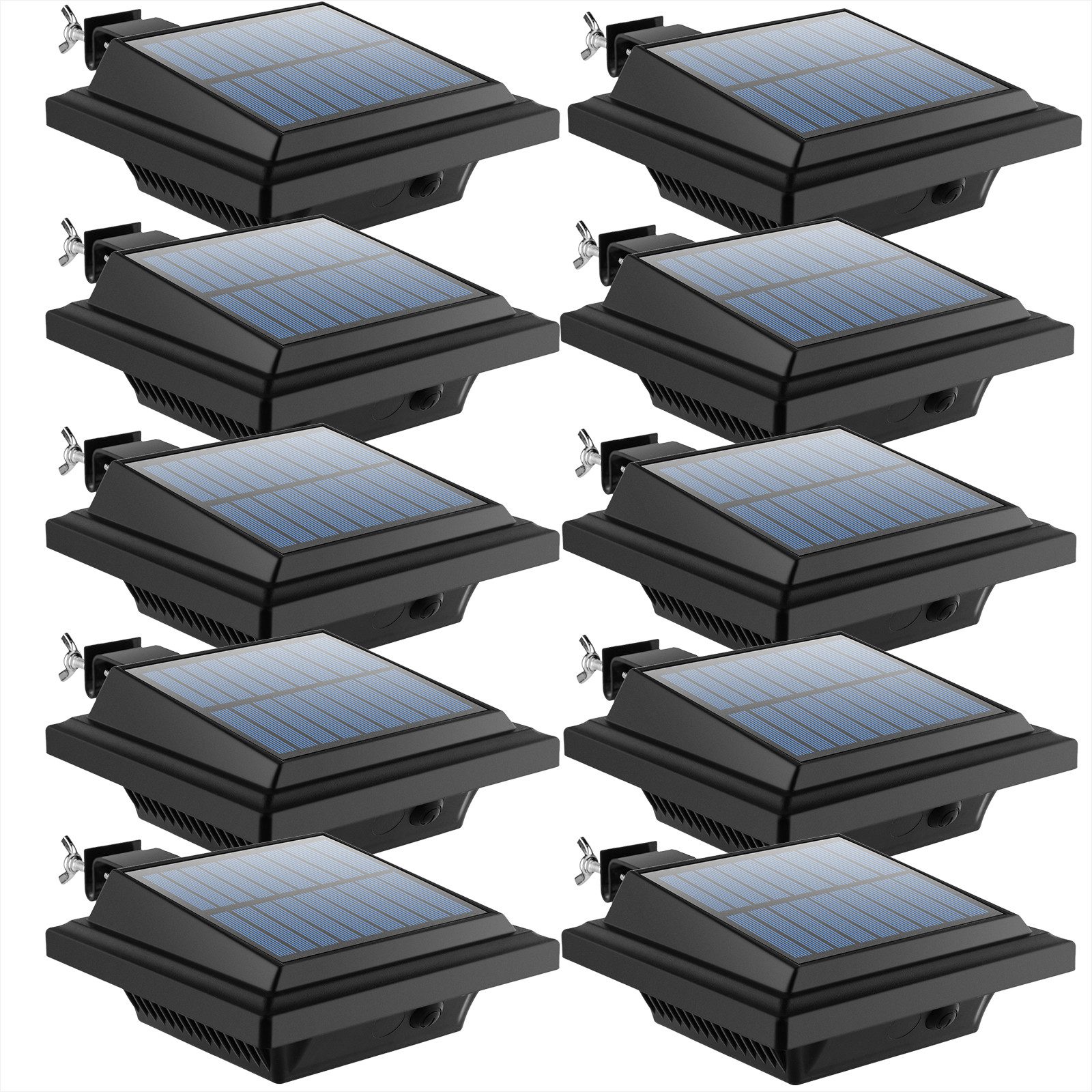 KingLux LED Dachrinnenleuchte 40LEDs Solar dachrinnenleuchten günstig online kaufen