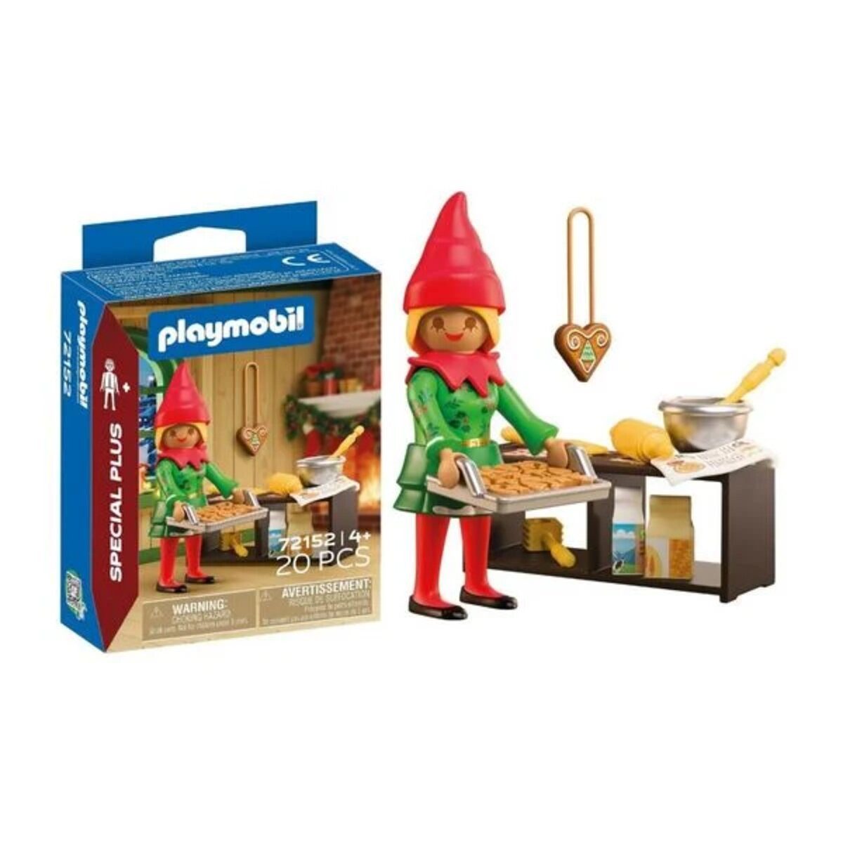 Playmobil® Spielfigur PLAYMOBIL® 72152 Special Plus Weihnachtself mit Plätzchen