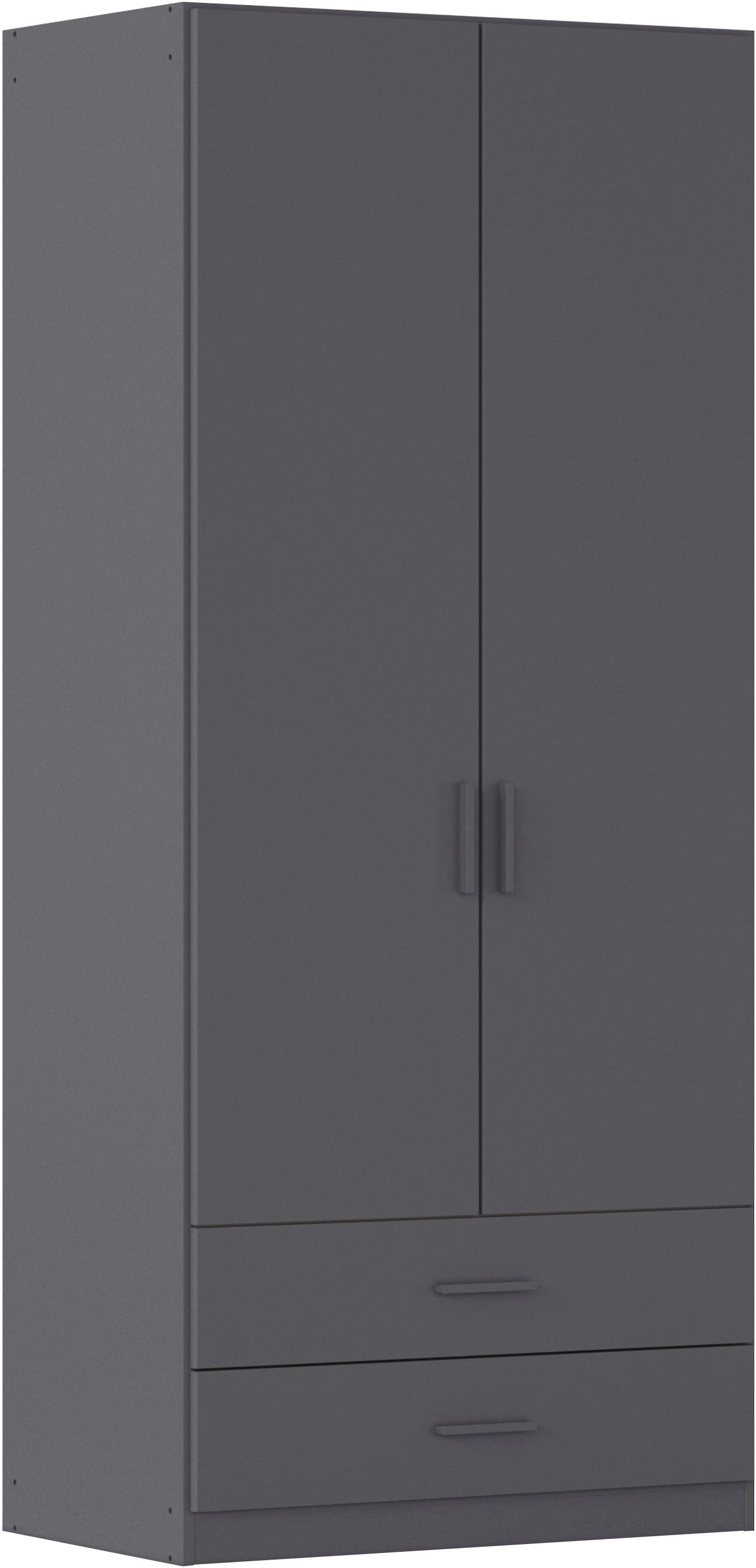 rauch Drehtürenschrank Kleiderschrank Garderobe GAMMA Breite 91 cm (in 3 Ausstattungen BASIC/CLASSIC/PREMIUM (inkl. SOFT-CLOSE-Funktion) mit Schubladen, verschi – Bild 2 von 5