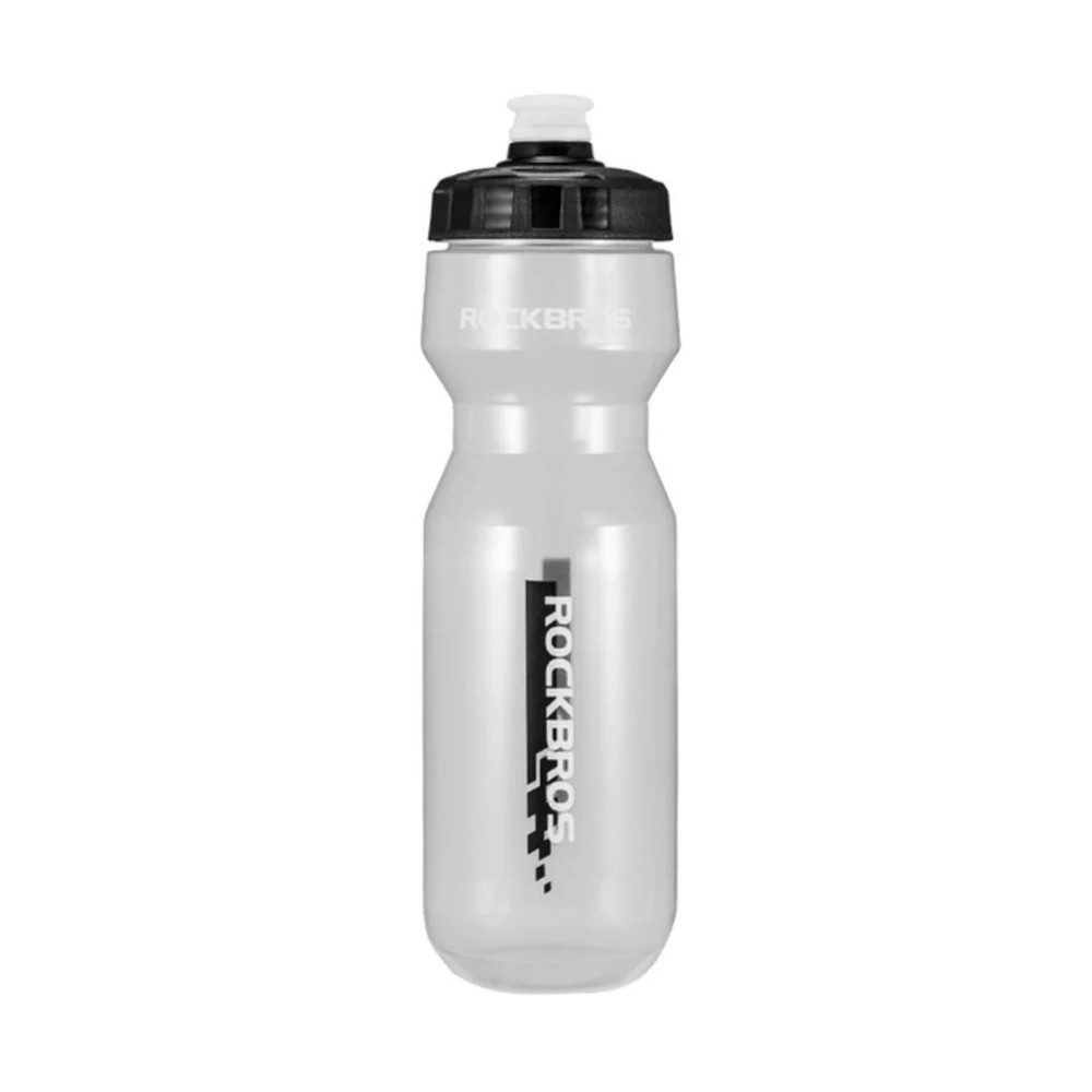 ROCKBROS Trinkflasche Fahrradflasche Sportflasche Wasserflasche, 750 ml, auslaufsicher, Silikonventil, leicht