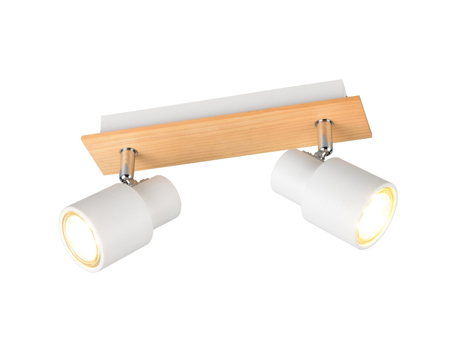 Reality Leuchten LED Deckenspots, Dimmfunktion, LED wechselbar, über Lichtschalter in 3 Stufen dimmbar, warmweiß, Licht-strahler innen Decke-nbeleuchtung Spot-s Treppenhaus Breite 31cm