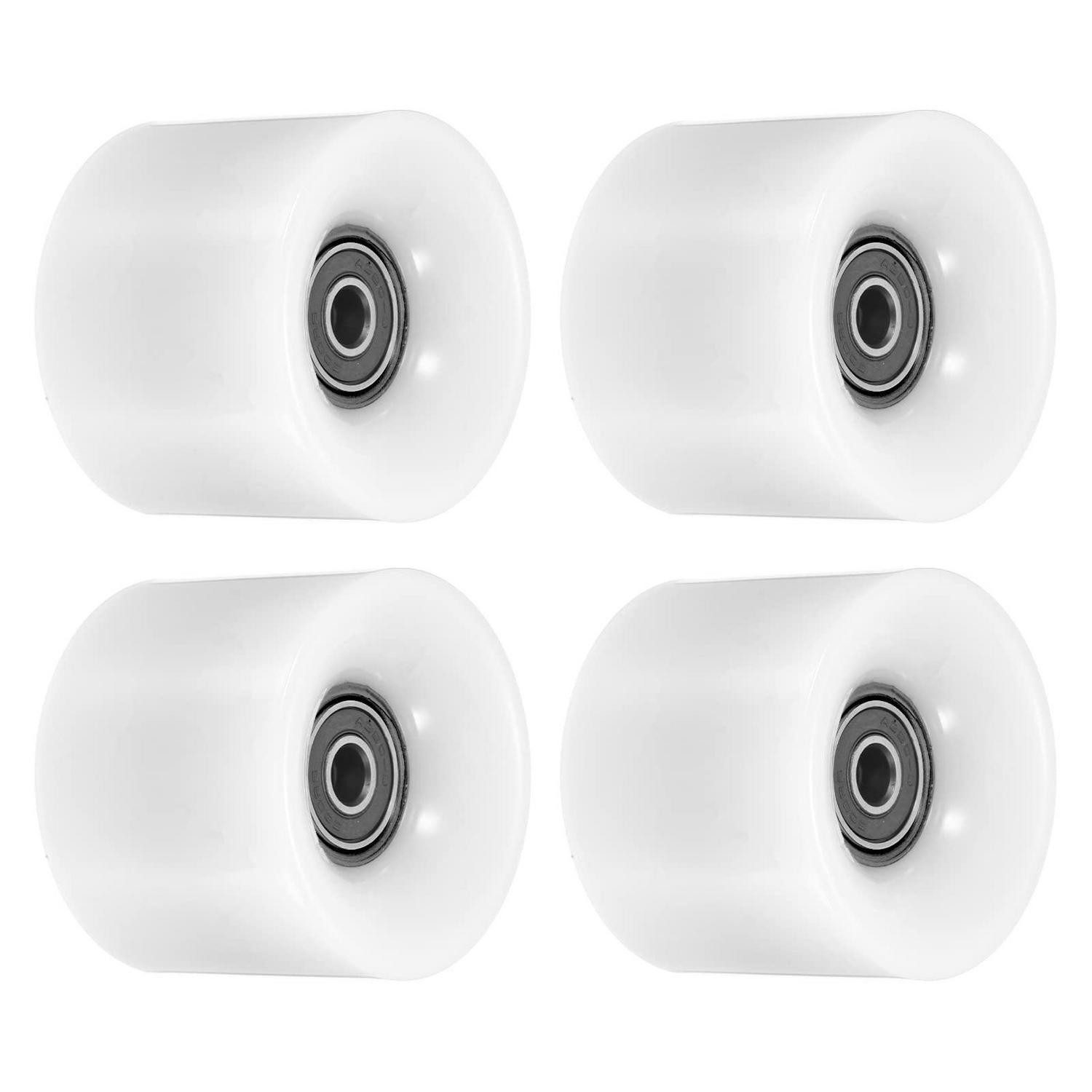 LuxusKollektion Skateboard Skateboard Rollen 45x60mm PU 80A ABEC mit Lager Schwarz Weiss
