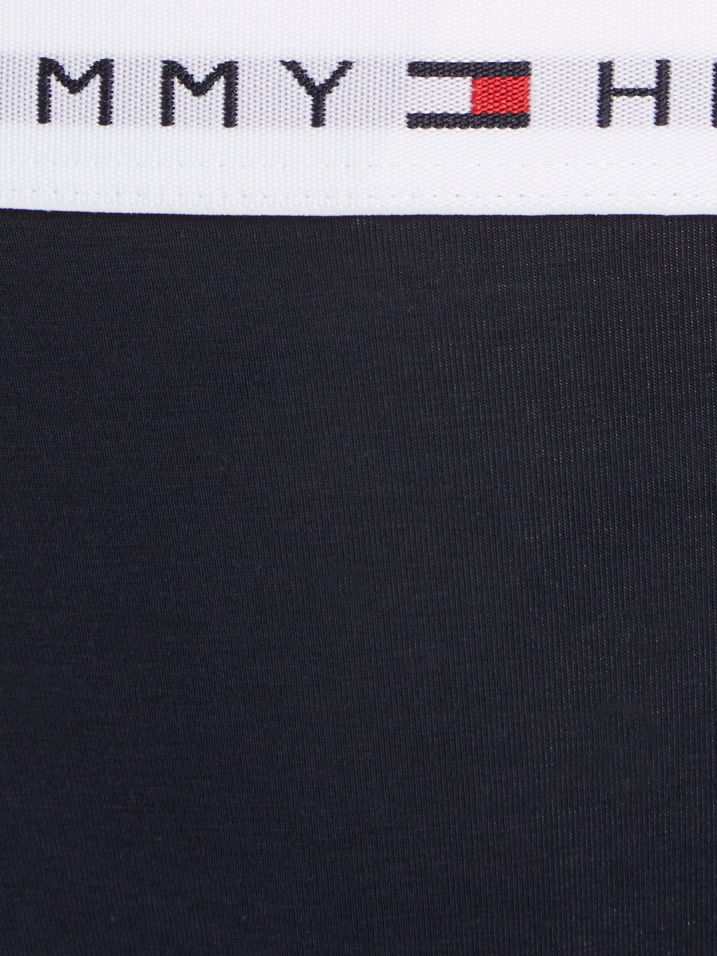dem Tommy mit Sky Hilfiger Underwear Desert auf (dunkelblau) Logo T-String Taillenbund