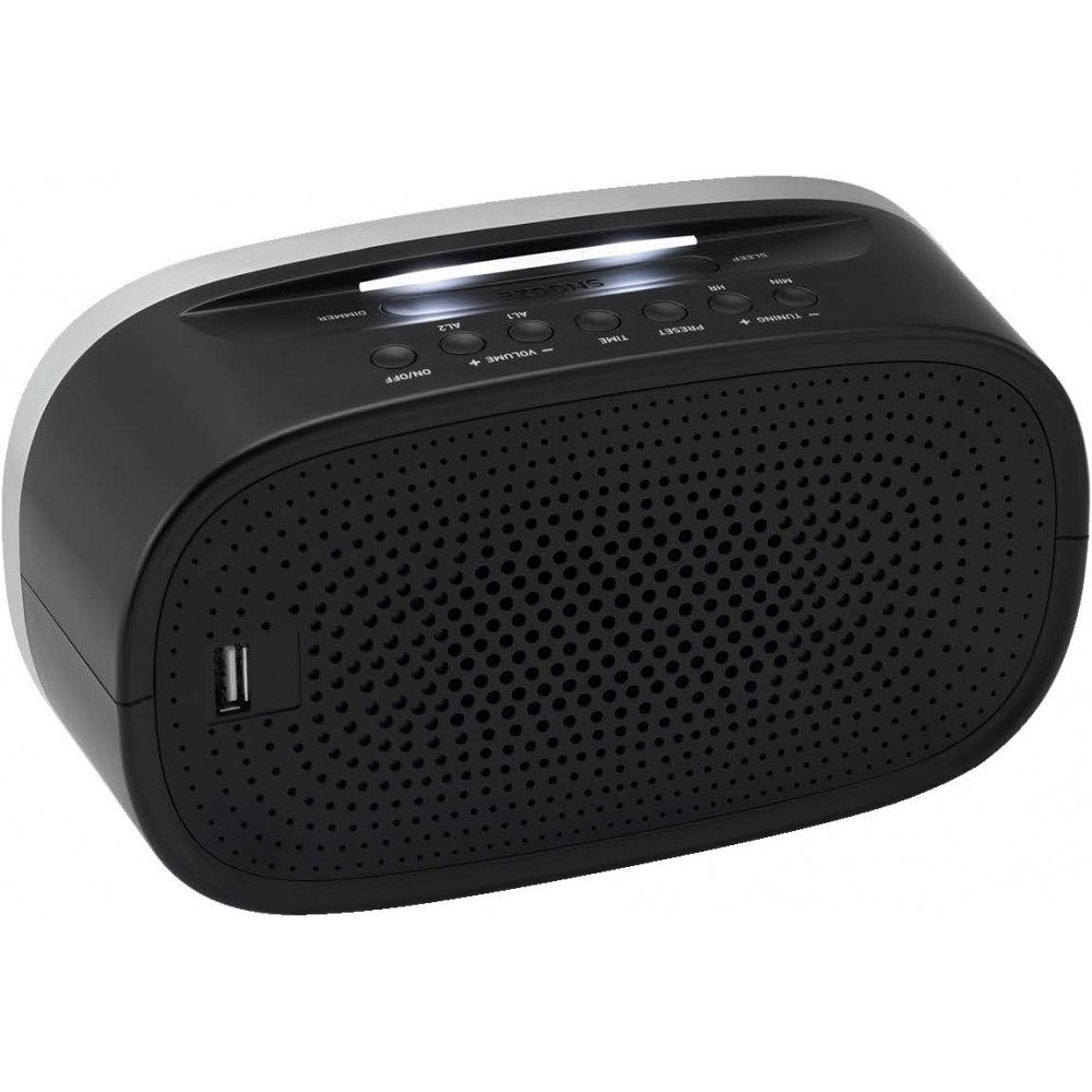 Grundig Grundig Sonoclock 3100 Uhrenradio schwarz - Wecker Uhrenradio (Tuner für UKW, UKW Tuner für besten Empfang)