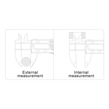 Basetech Messschieber Digitaler Kunststoff Taschenmessschieber 150 mm